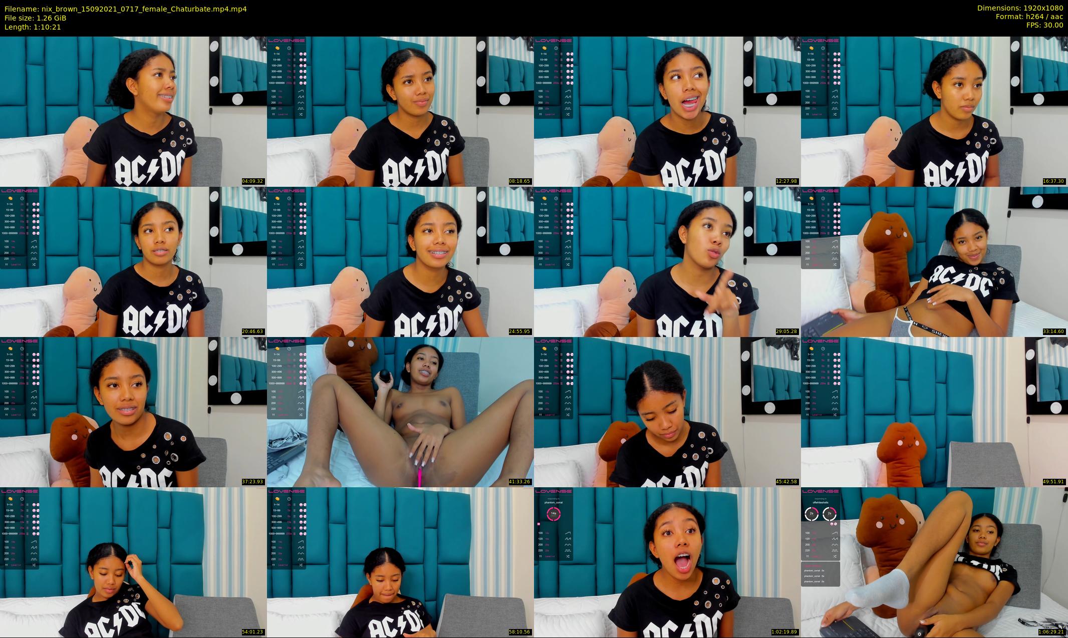 nix_brown — 71 minute Chaturbate female cam show recording, 1080p, Sep 15, 2021