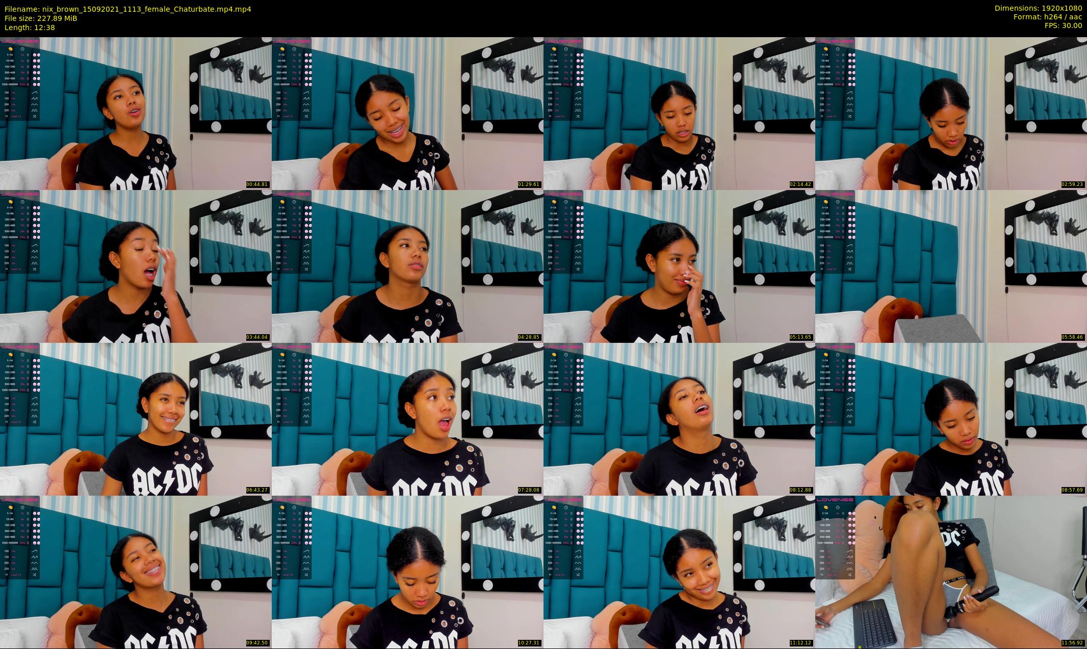 nix_brown — 13 minute Chaturbate female cam show recording, 1080p, Sep 15, 2021