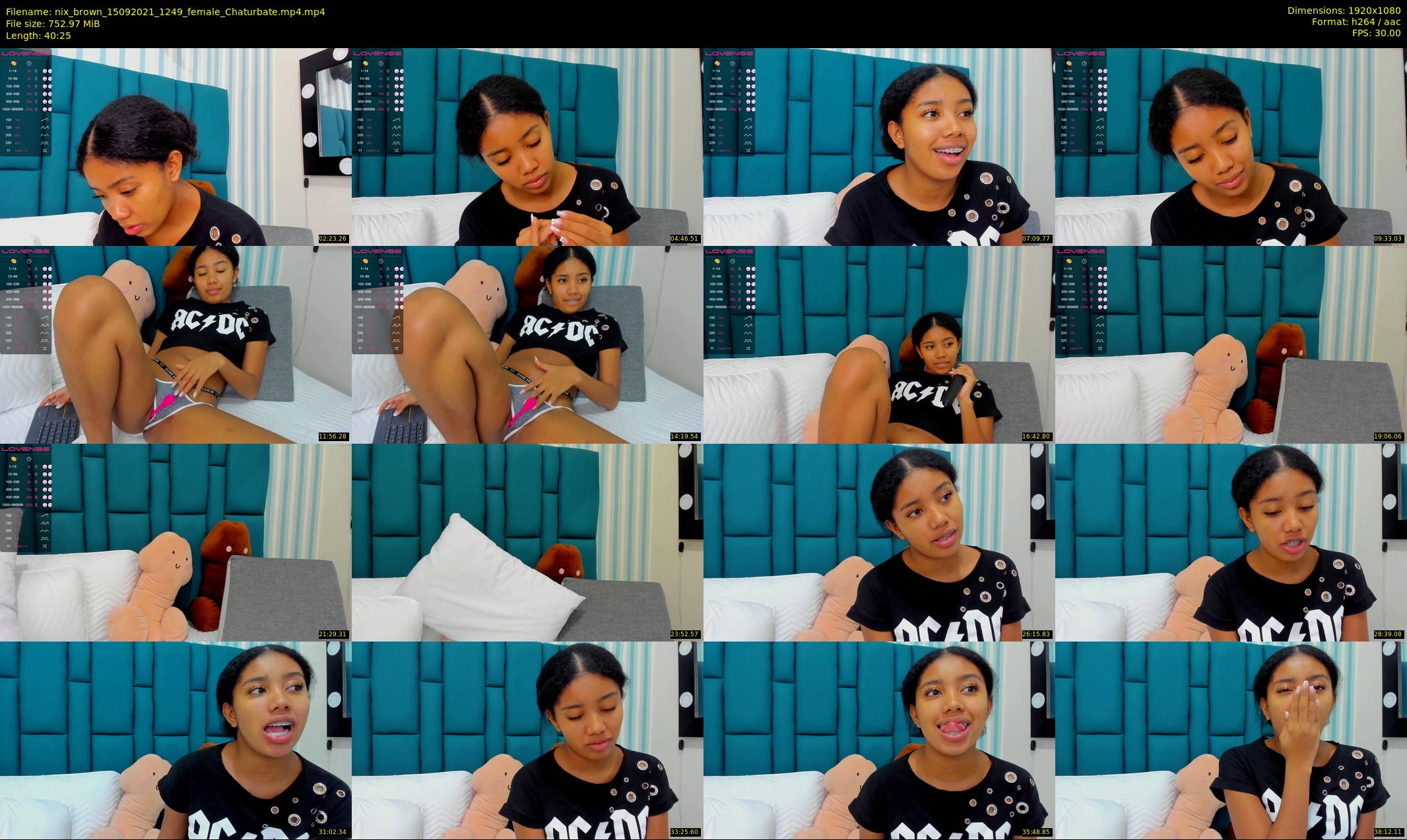 nix_brown — 41 minute Chaturbate female cam show recording, 1080p, Sep 15, 2021