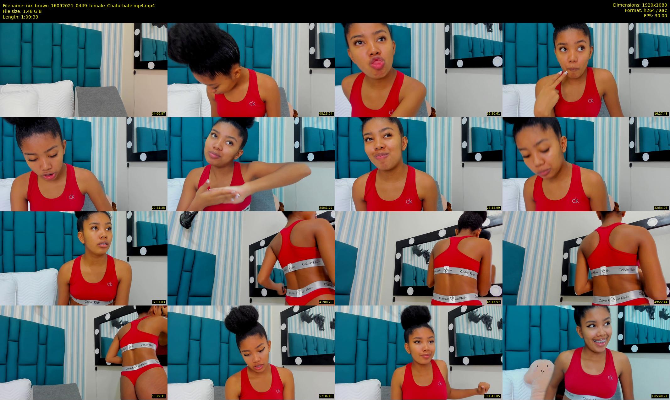 nix_brown — 70 minute Chaturbate female cam show recording, 1080p, Sep 16, 2021