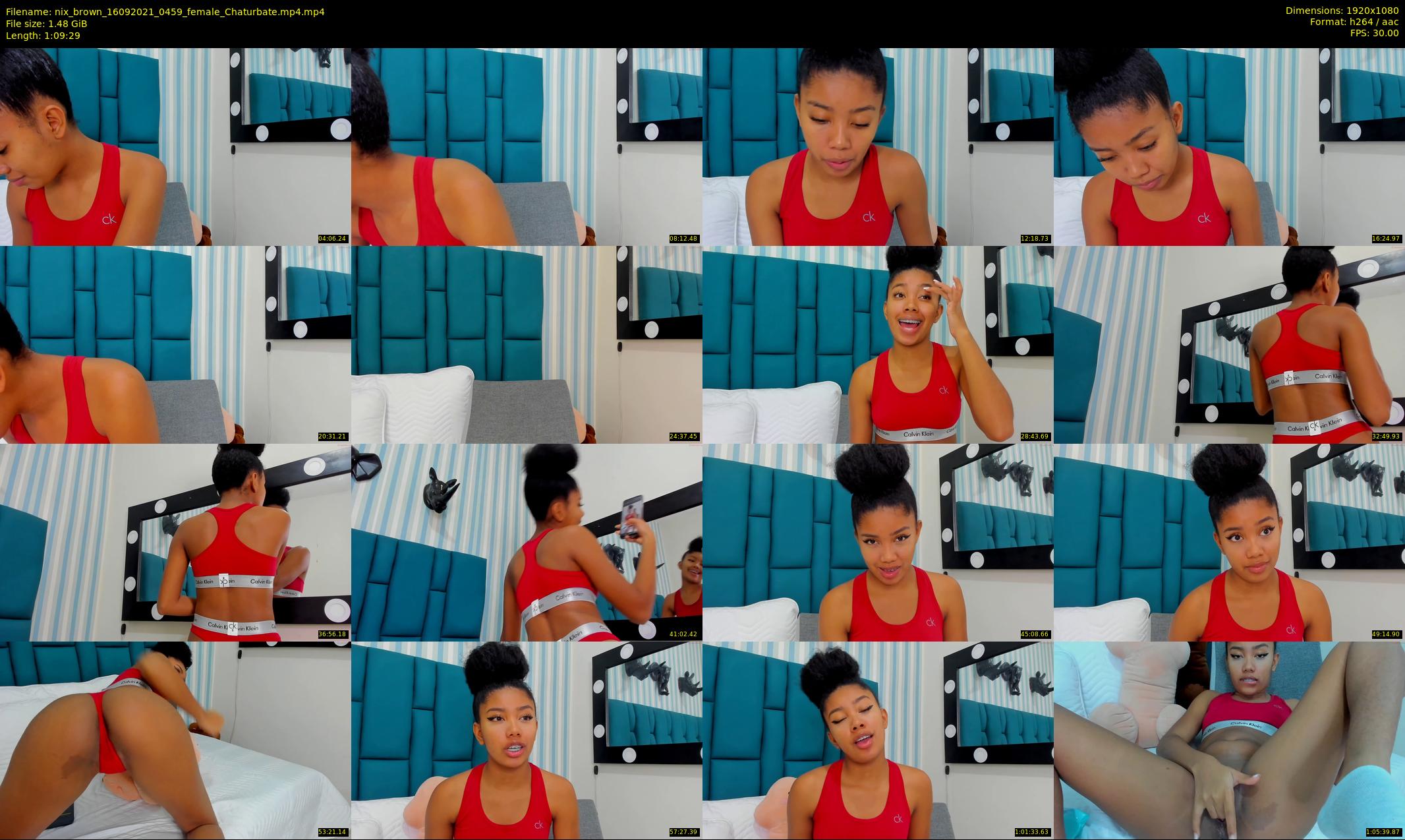 nix_brown — 70 minute Chaturbate female cam show recording, 1080p, Sep 16, 2021