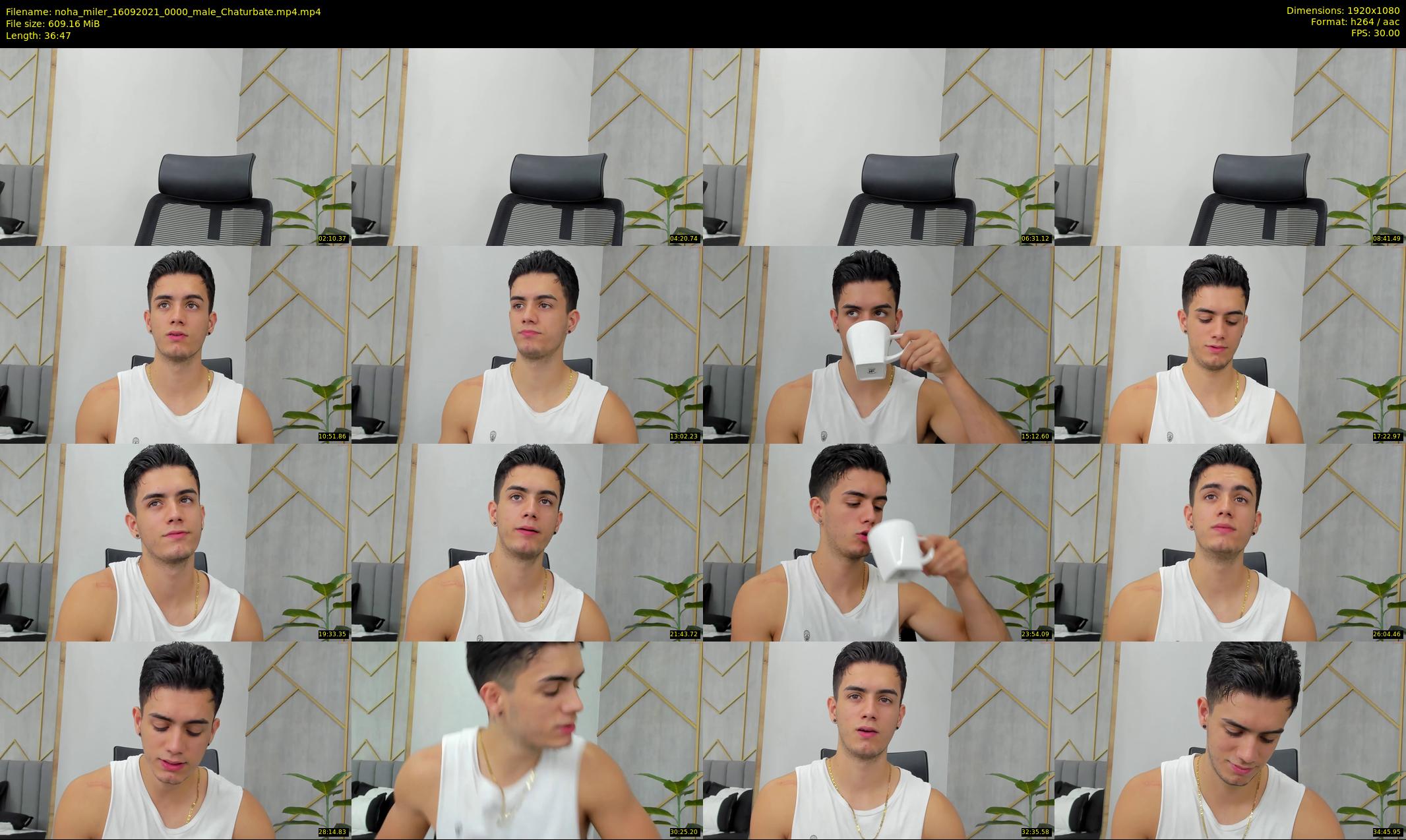 noha_miler — 37 minute Chaturbate male cam show recording, 1080p, Sep 16, 2021