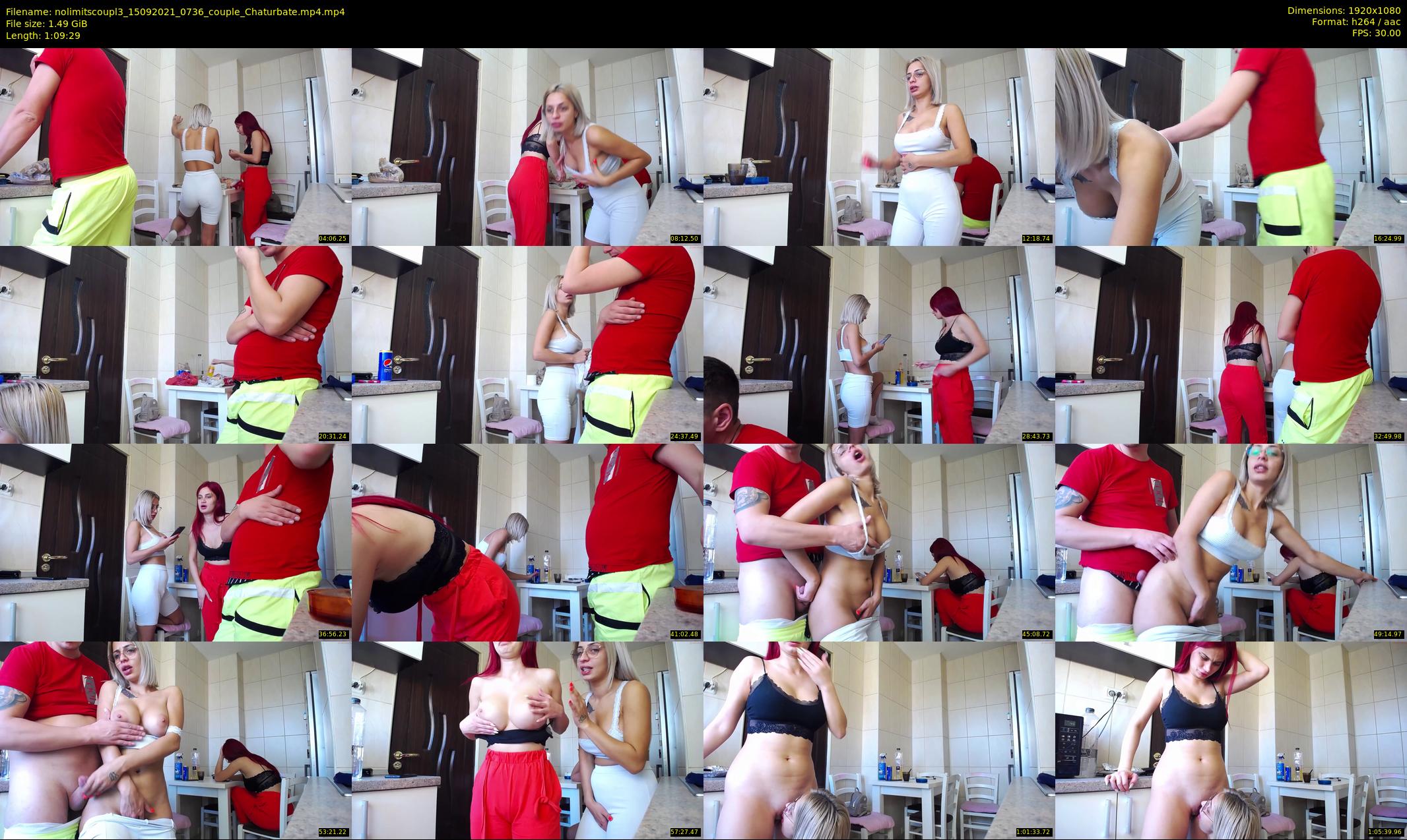 nolimitscoupl3 — 70 minute Chaturbate couple cam show recording, 1080p, Sep 15, 2021