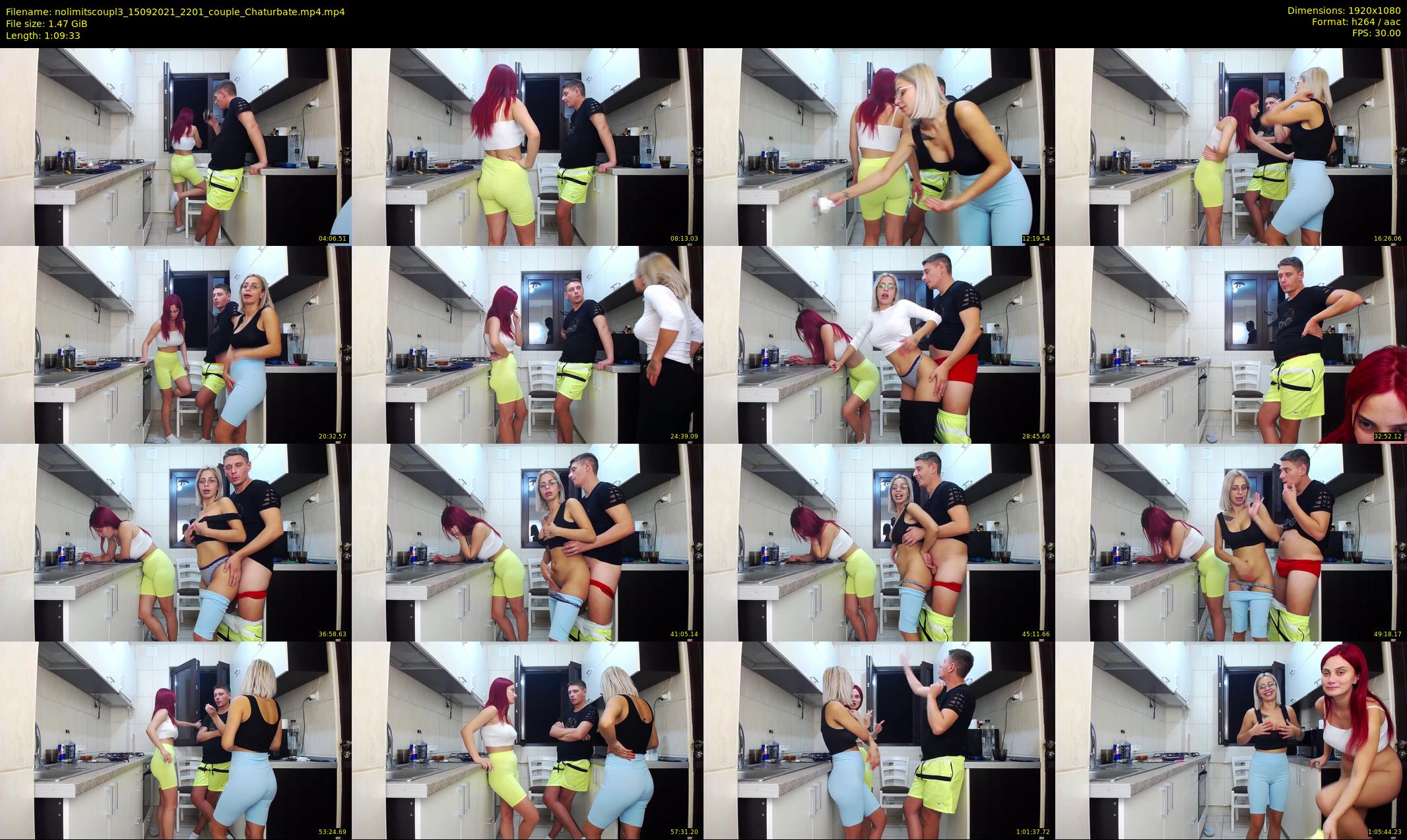 nolimitscoupl3 — 70 minute Chaturbate couple cam show recording, 1080p, Sep 15, 2021