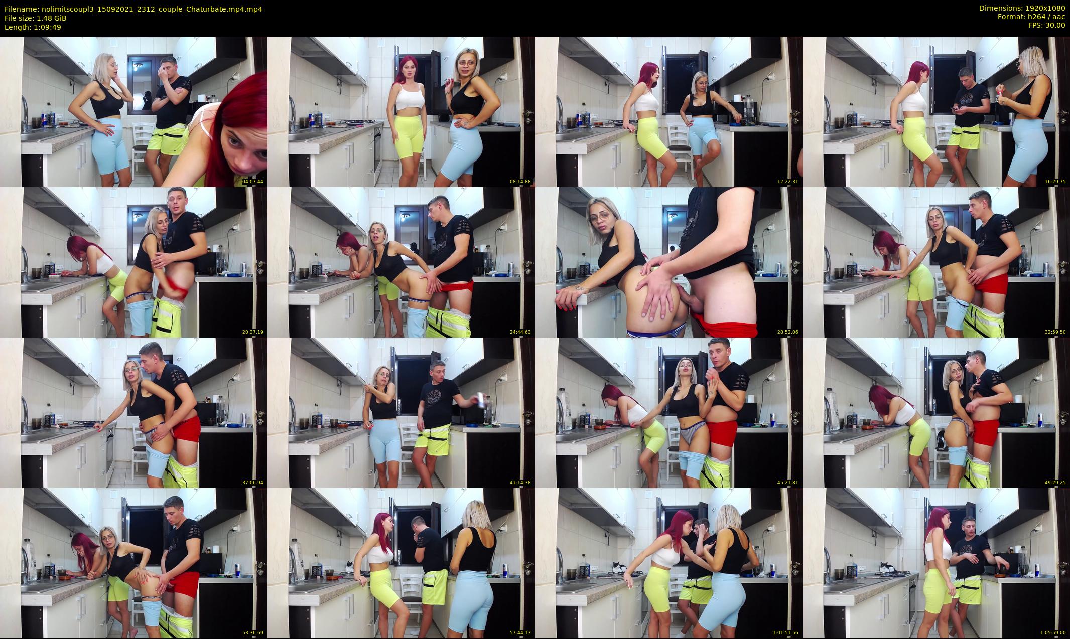 nolimitscoupl3 — 70 minute Chaturbate couple cam show recording, 1080p, Sep 15, 2021