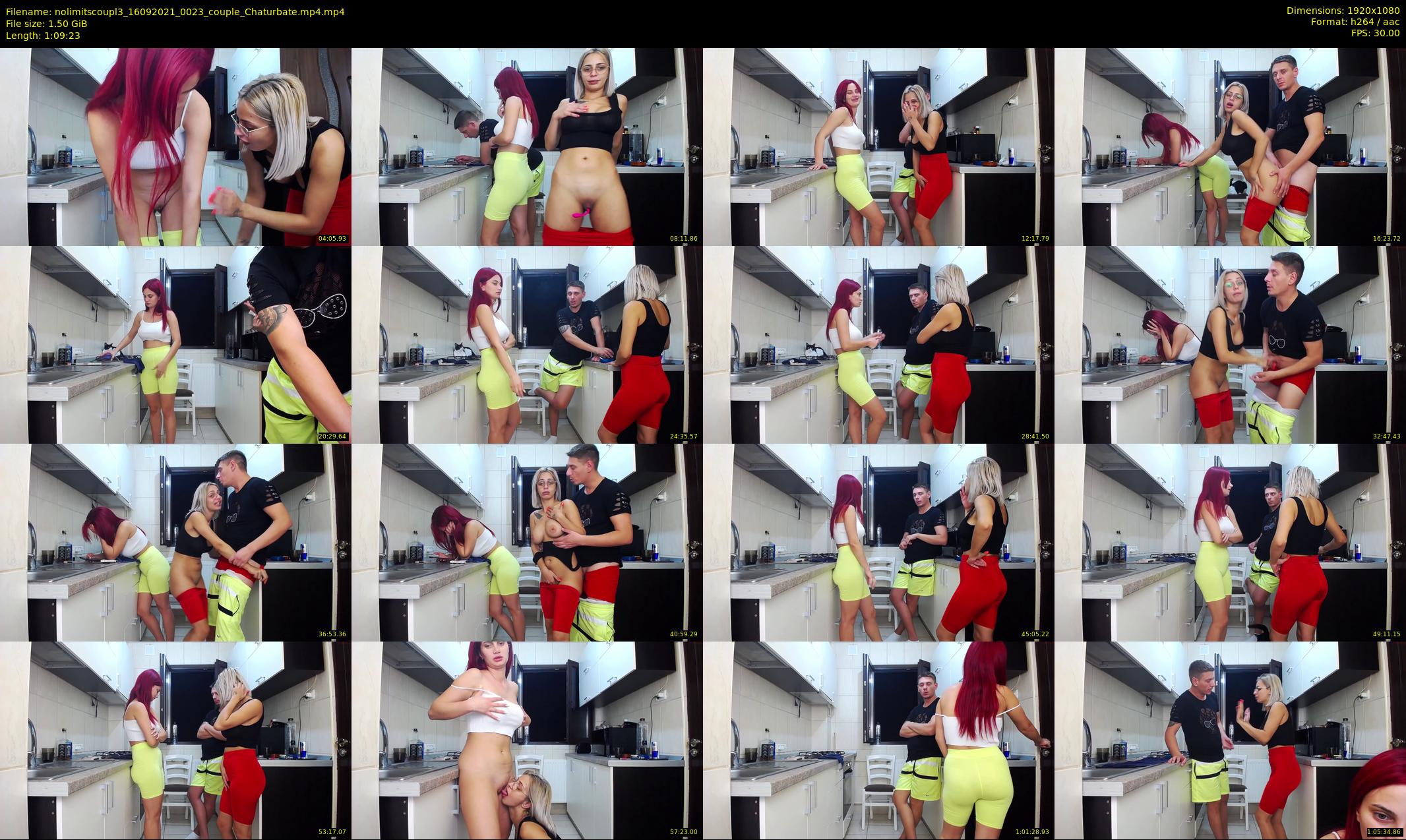nolimitscoupl3 — 70 minute Chaturbate couple cam show recording, 1080p, Sep 16, 2021