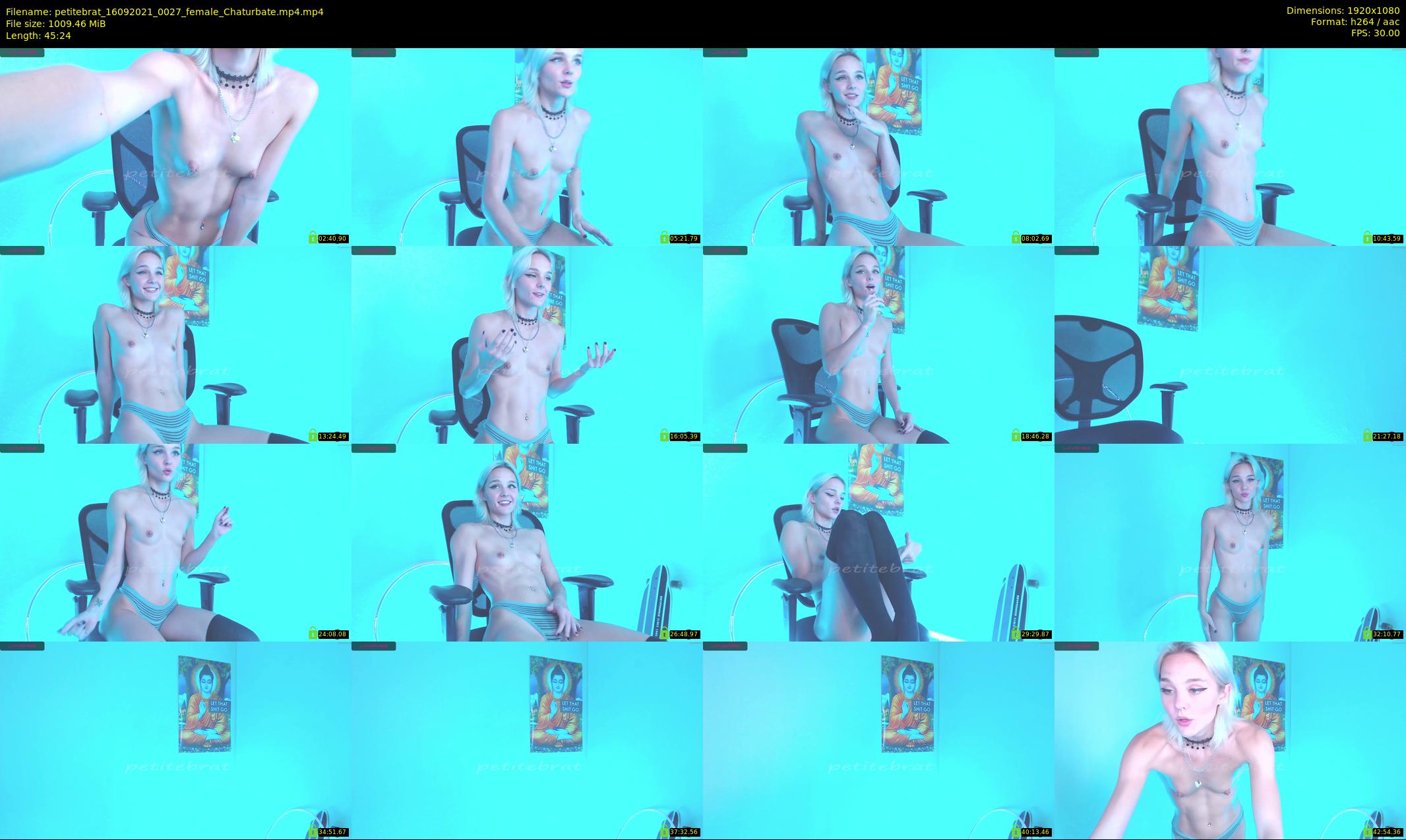 petitebrat — 46 minute Chaturbate female cam show recording, 1080p, Sep 16, 2021