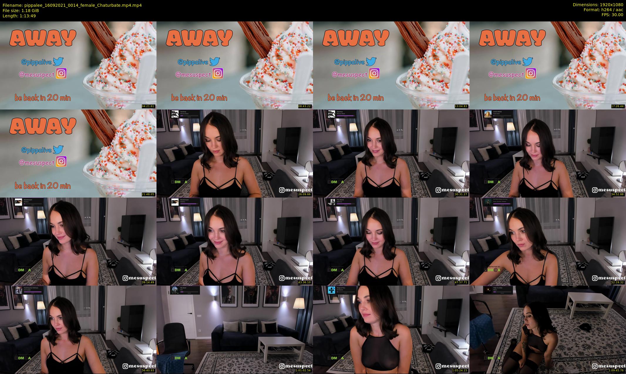 pippalee — 74 minute Chaturbate female cam show recording, 1080p, Sep 16, 2021