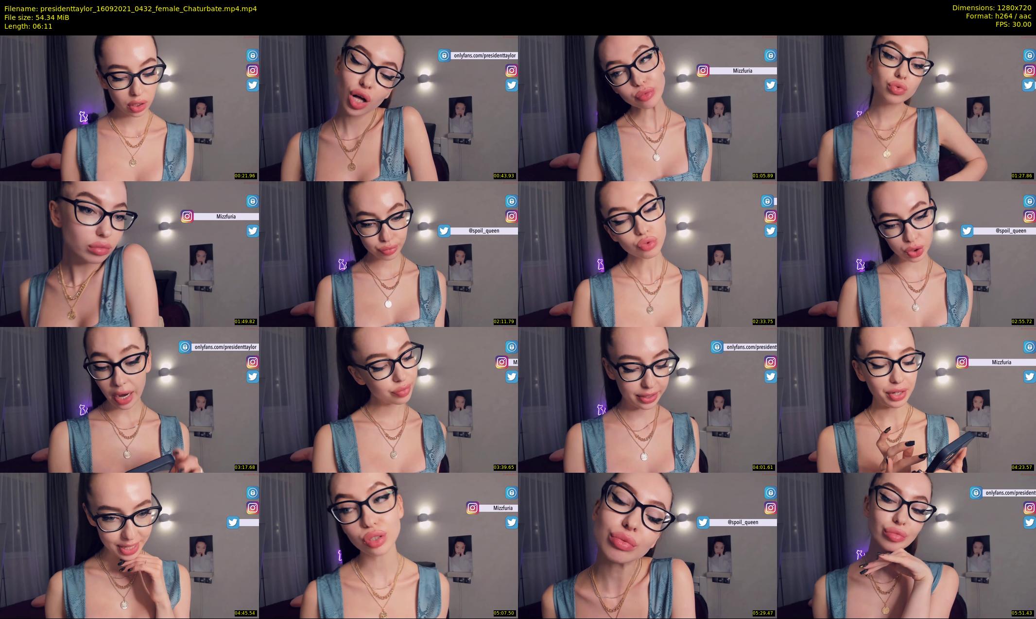 presidenttaylor — 7 minute Chaturbate female cam show recording, 720p, Sep 16, 2021