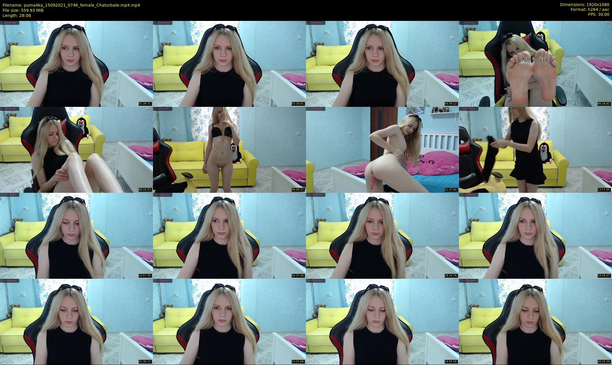 puma4ka — 29 minute Chaturbate female cam show recording, 1080p, Sep 15, 2021