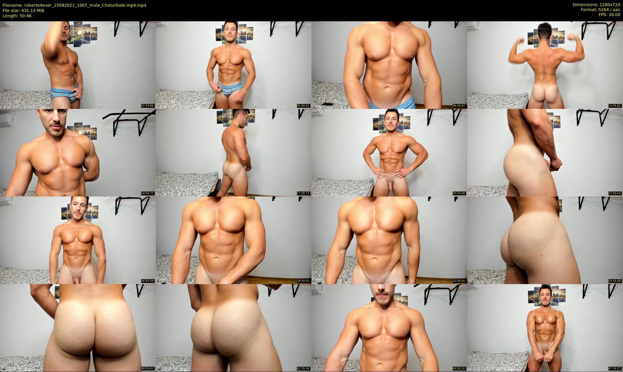roberto4ever — 51 minute Chaturbate male cam show recording, 720p, Sep 15, 2021