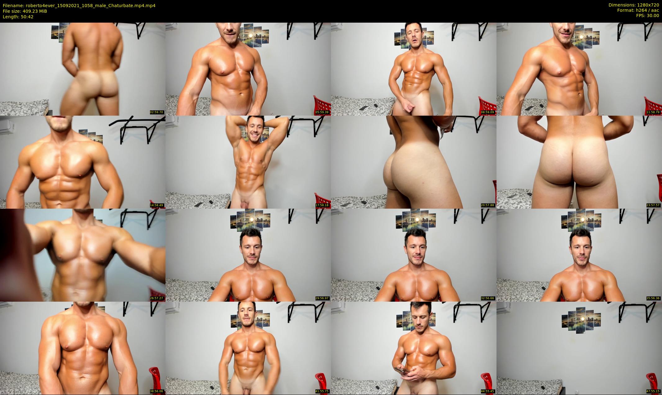 roberto4ever — 51 minute Chaturbate male cam show recording, 720p, Sep 15, 2021