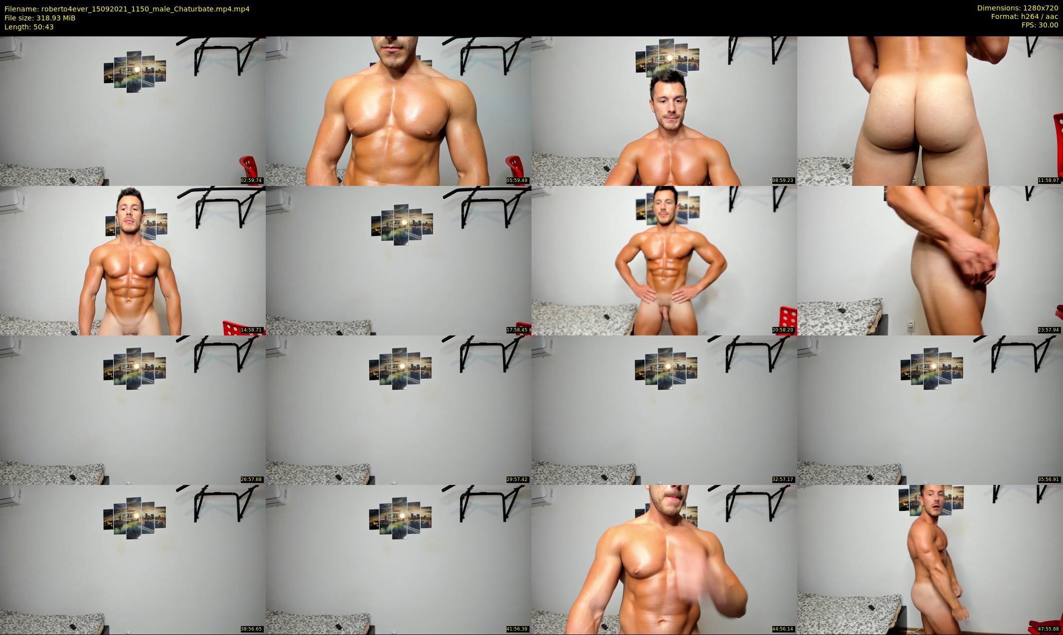 roberto4ever — 51 minute Chaturbate male cam show recording, 720p, Sep 15, 2021