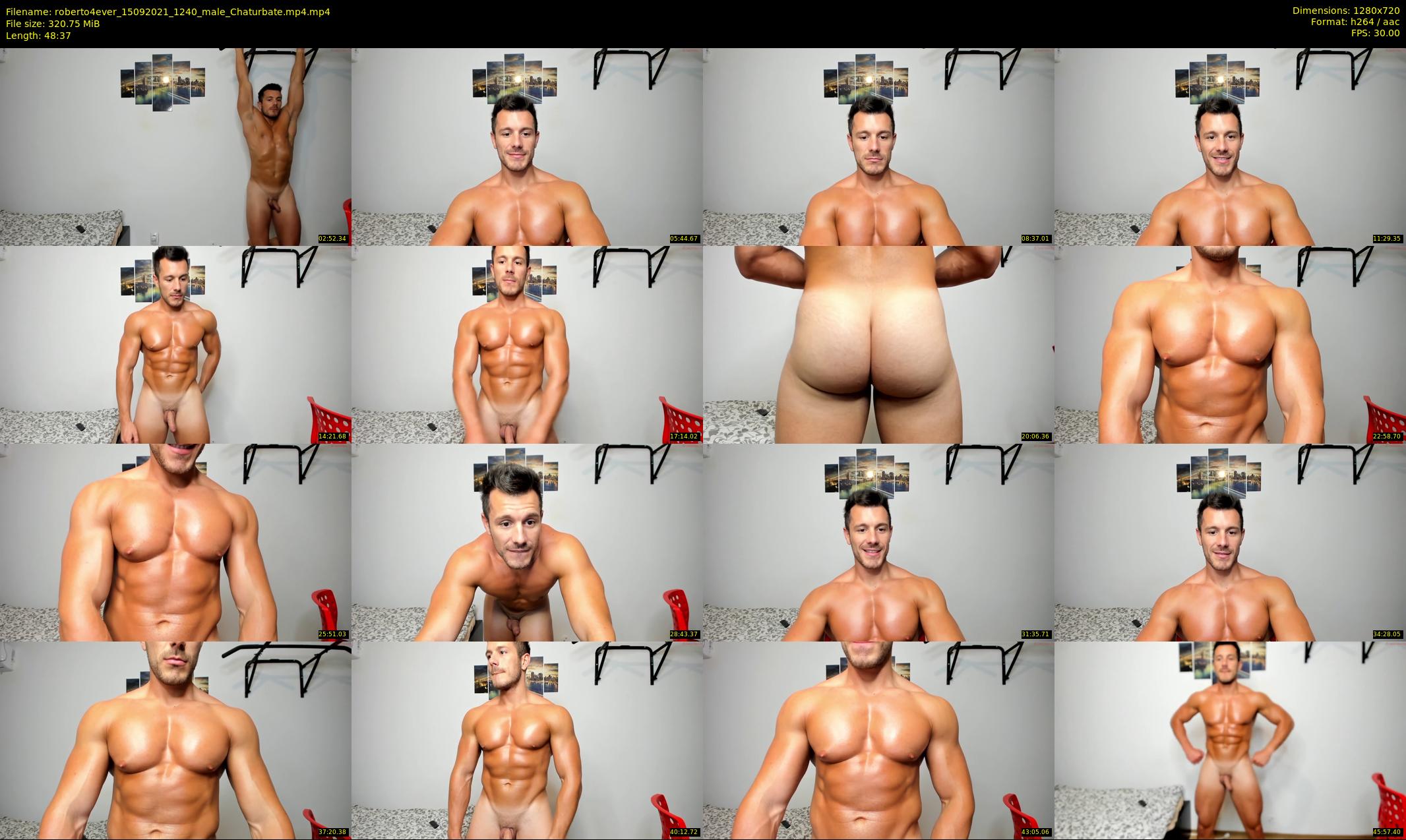 roberto4ever — 49 minute Chaturbate male cam show recording, 720p, Sep 15, 2021