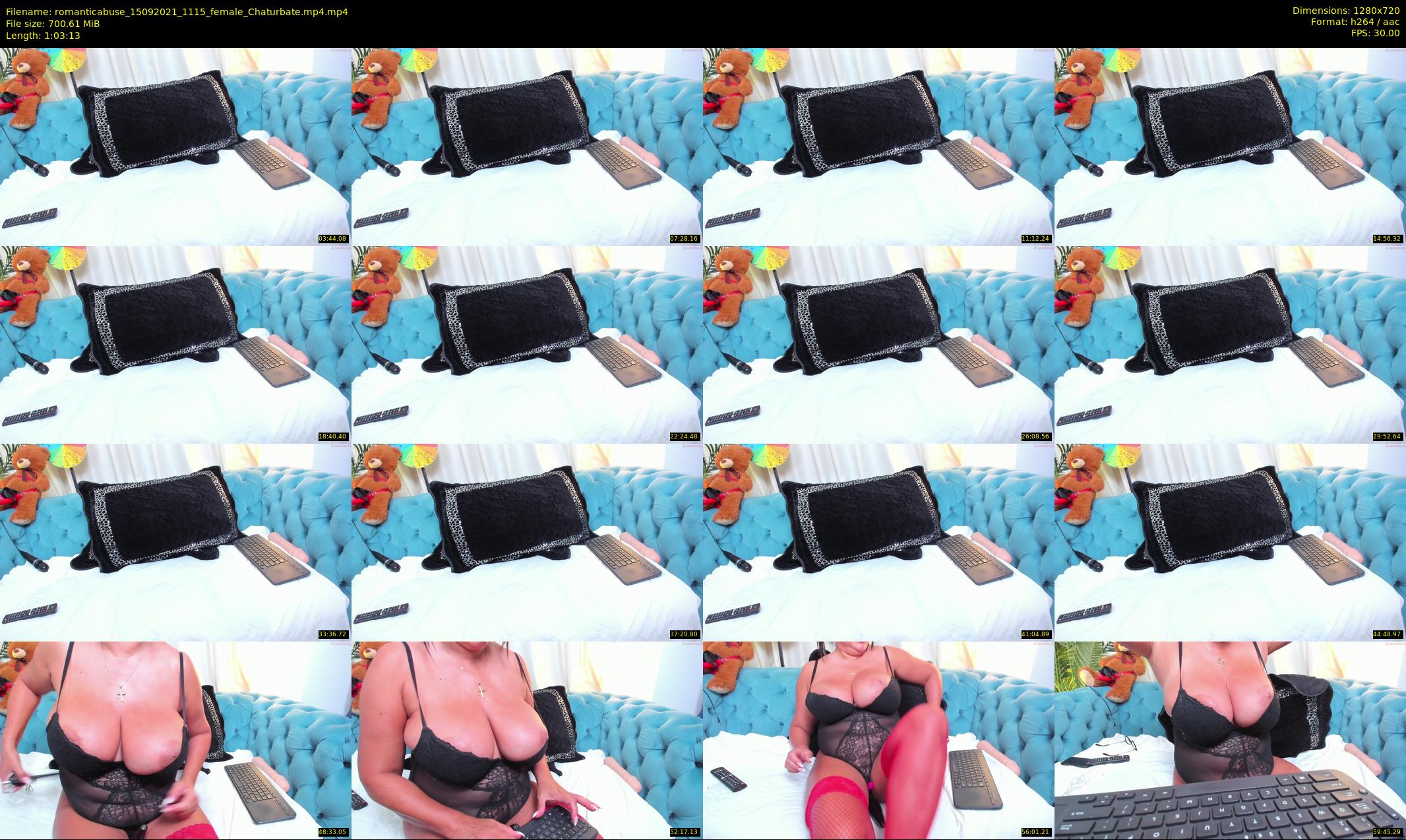 romanticabuse — 64 minute Chaturbate female cam show recording, 720p, Sep 15, 2021