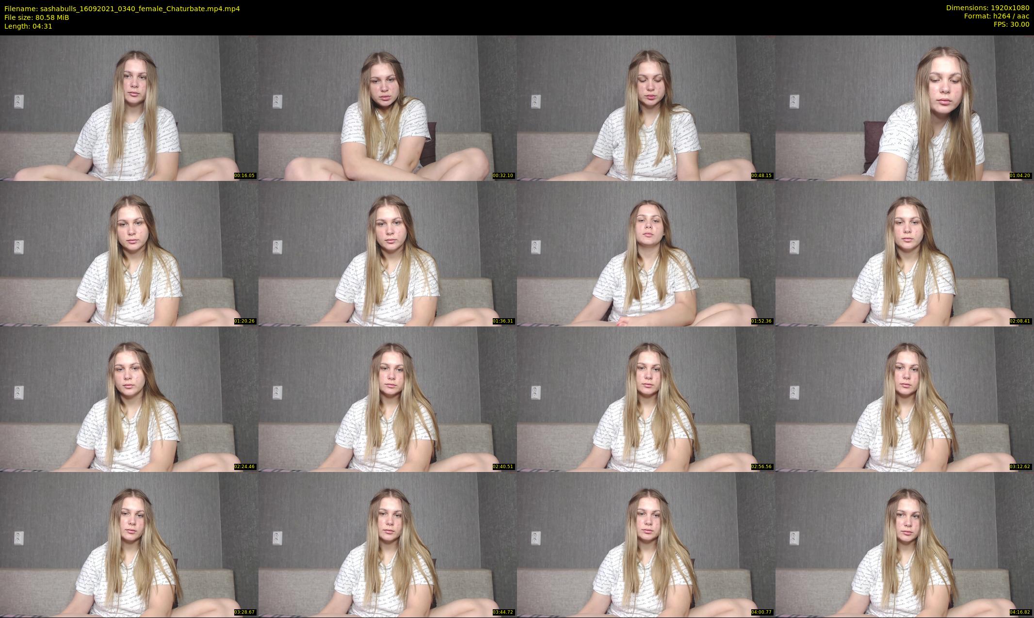 sashabulls — 5 minute Chaturbate couple cam show recording, 1080p, Sep 16, 2021