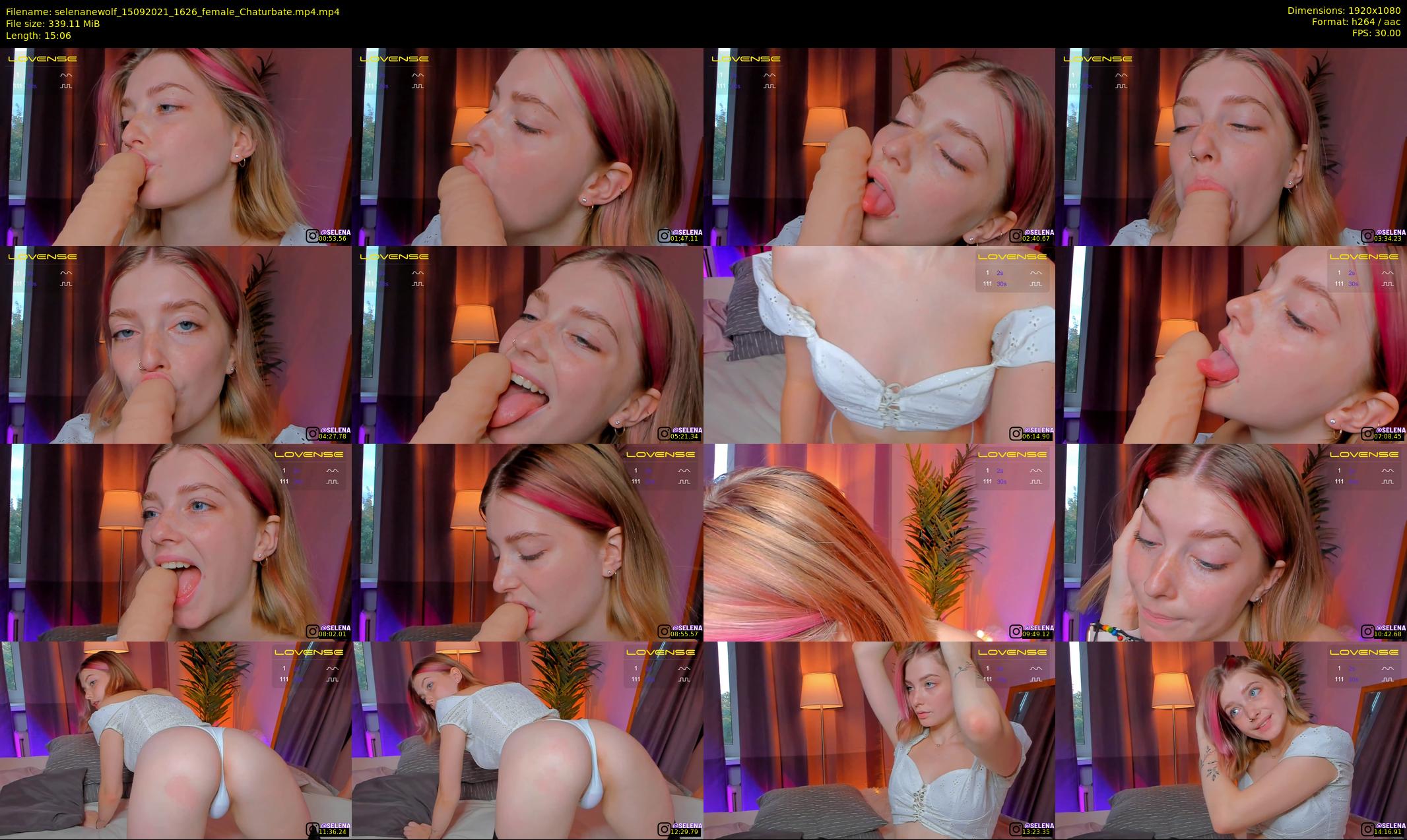 selenanewolf — 16 minute Chaturbate couple cam show recording, 1080p, Sep 15, 2021