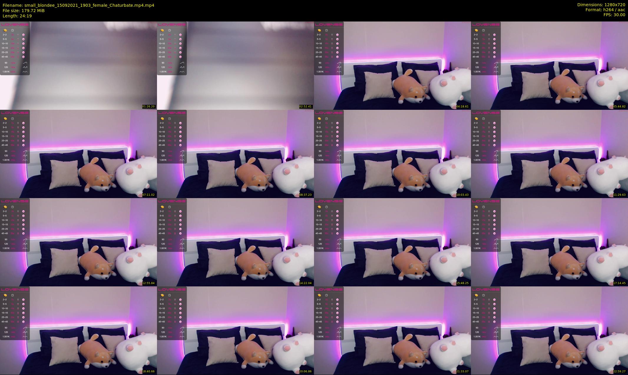 small_blondee — 25 minute Chaturbate female cam show recording, 720p, Sep 15, 2021