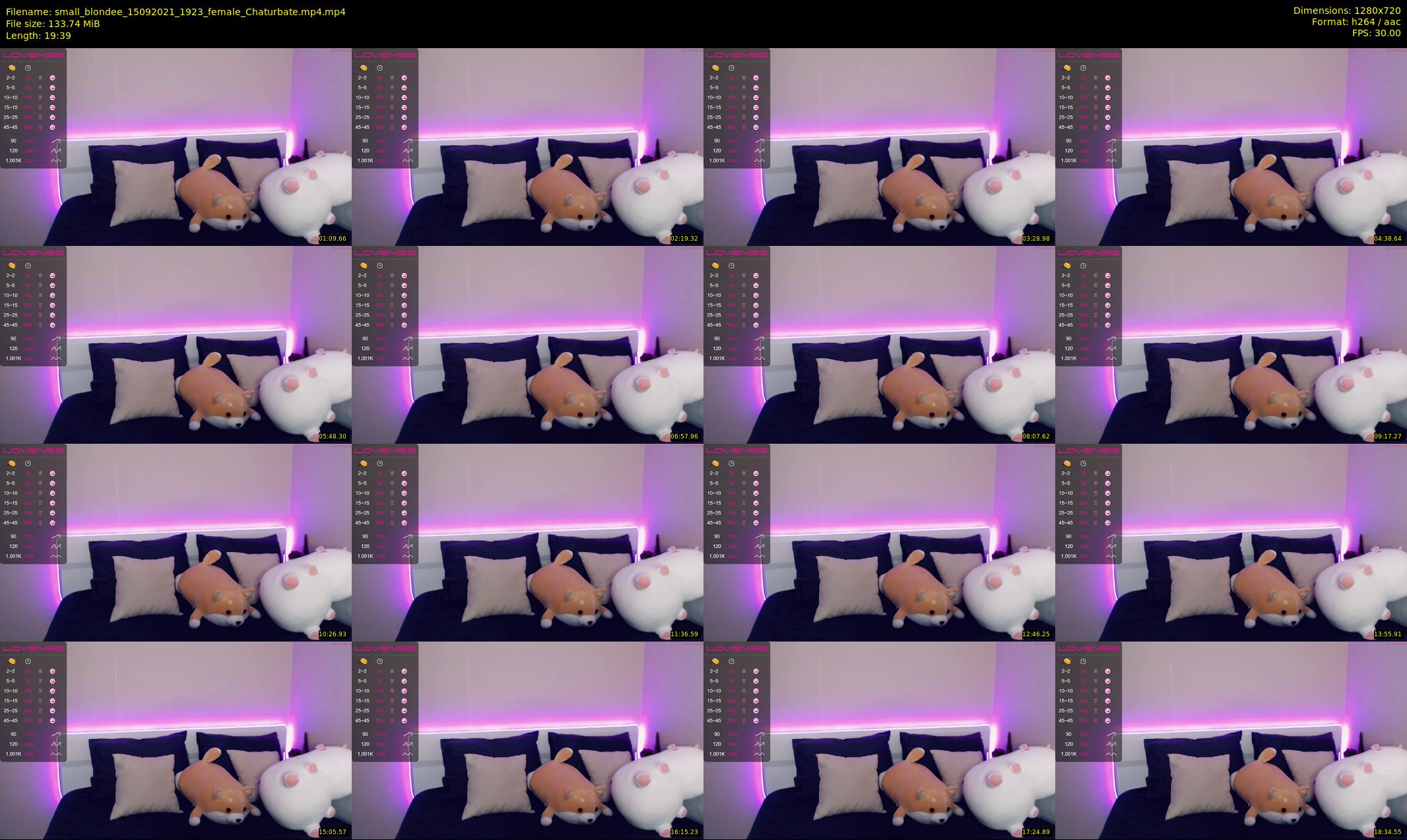 small_blondee — 20 minute Chaturbate female cam show recording, 720p, Sep 15, 2021