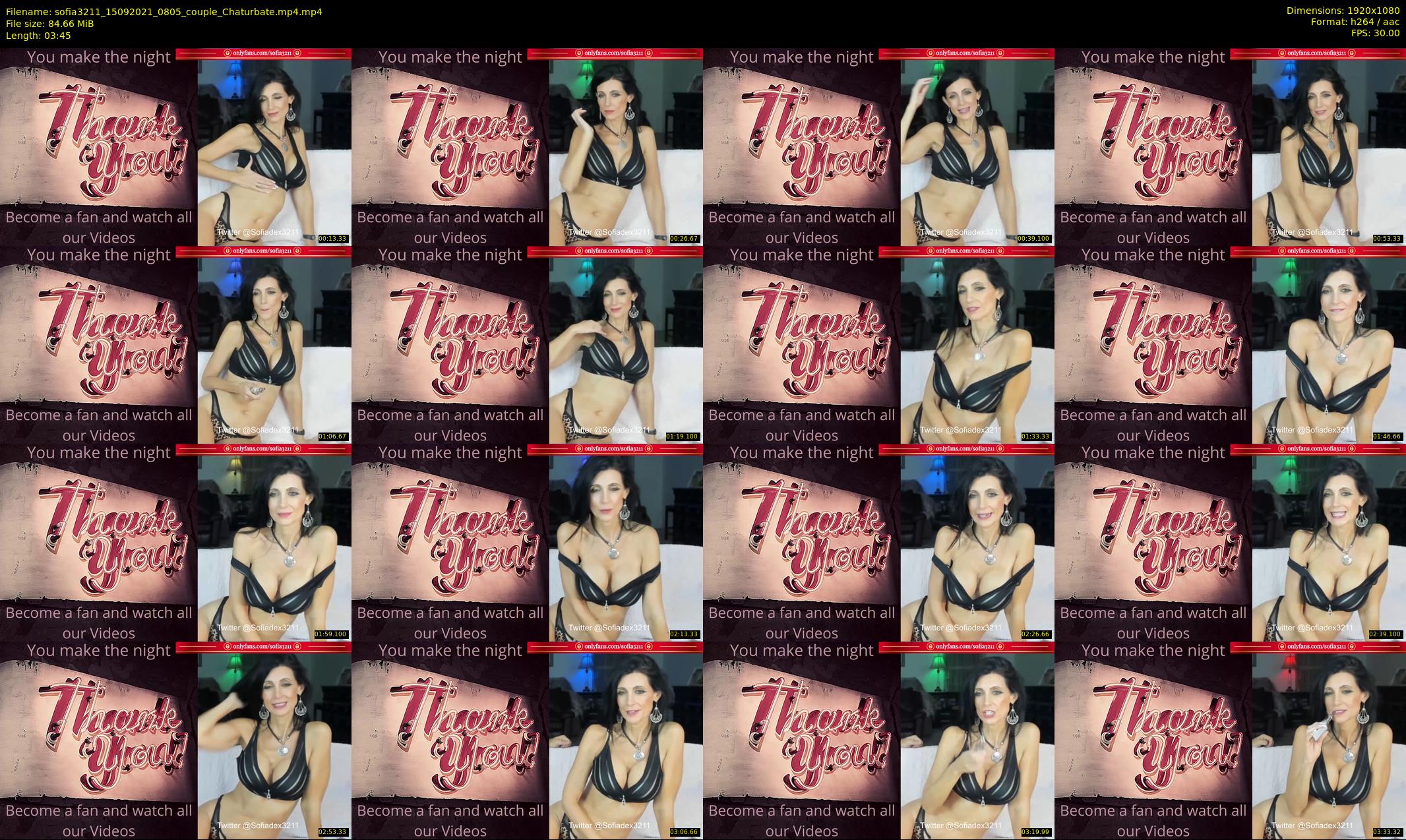 sofia3211 — 4 minute Chaturbate couple cam show recording, 1080p, Sep 15, 2021