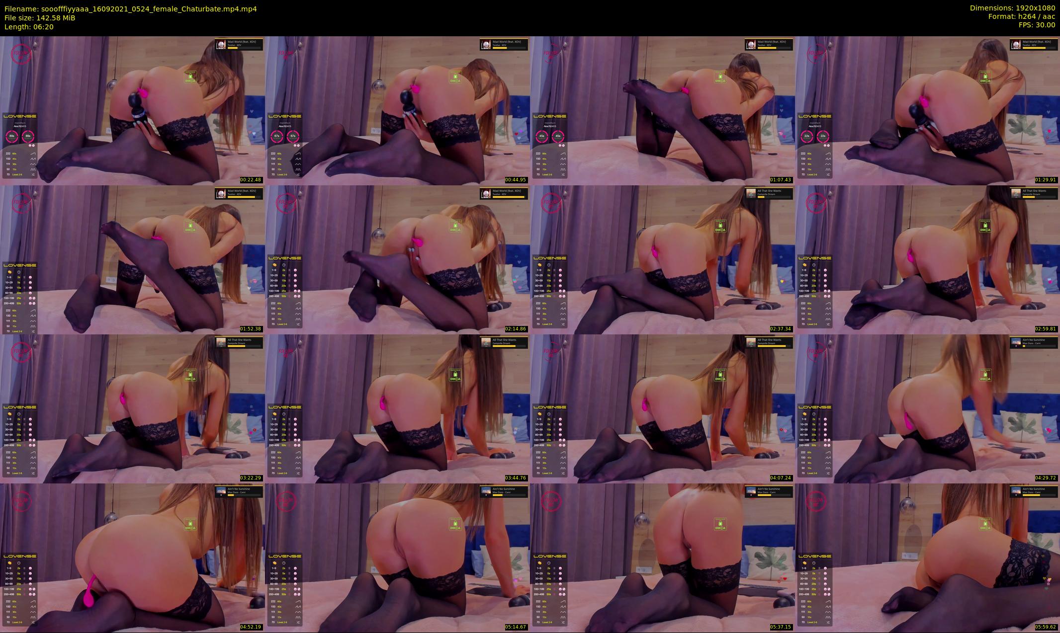 sooofffiyyaaa — 7 minute Chaturbate female cam show recording, 1080p, Sep 16, 2021