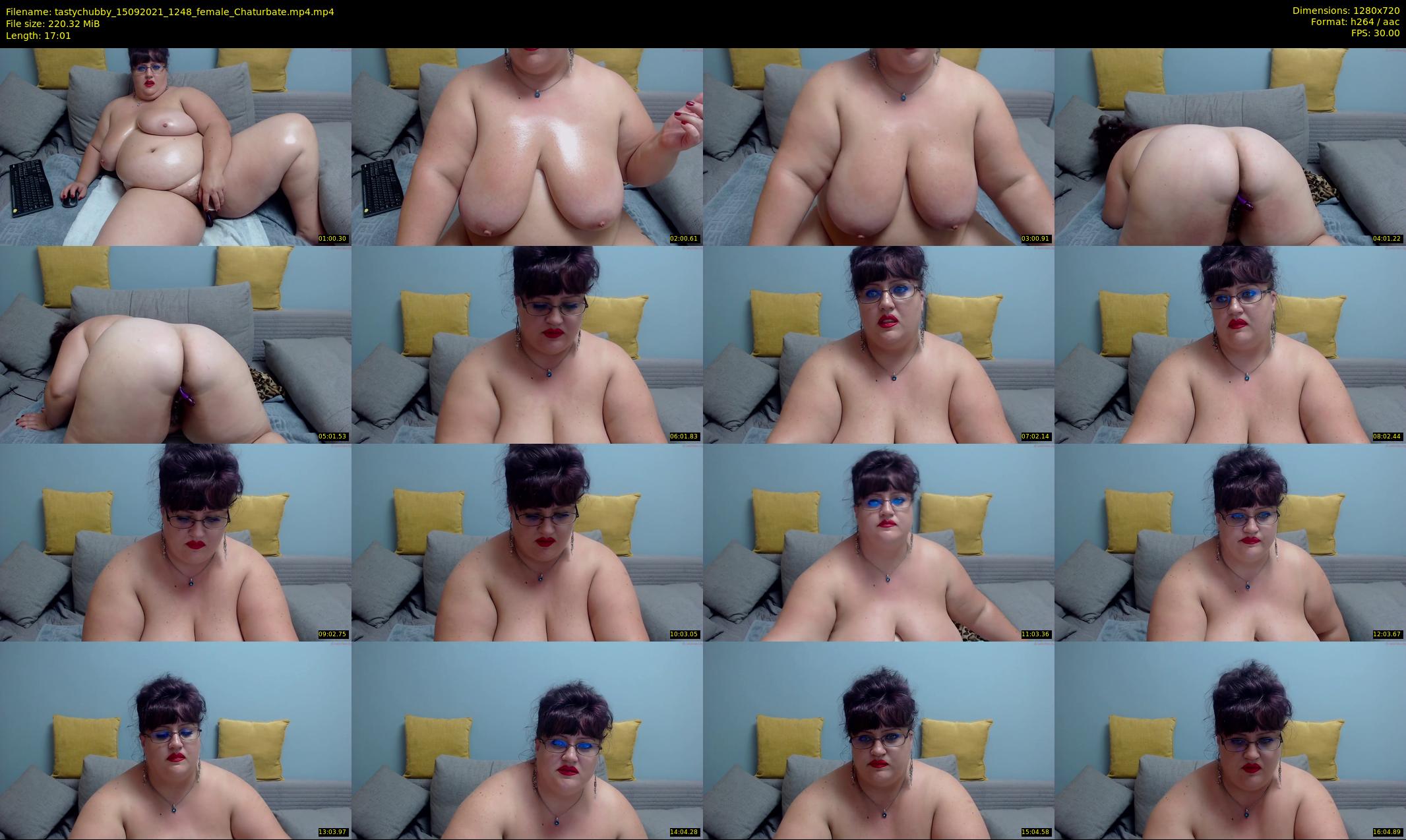 tastychubby — 18 minute Chaturbate female cam show recording, 720p, Sep 15, 2021
