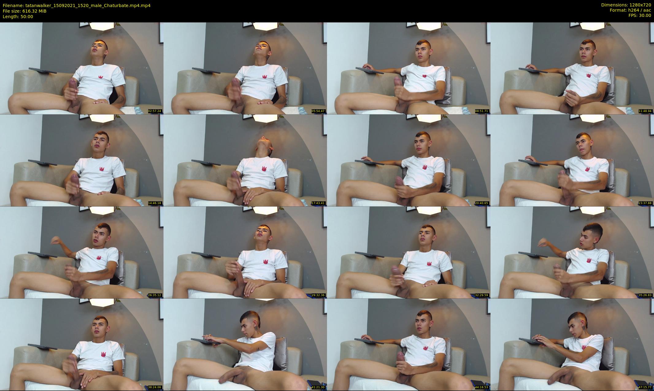 tatanwalker — 50 minute Chaturbate male cam show recording, 720p, Sep 15, 2021