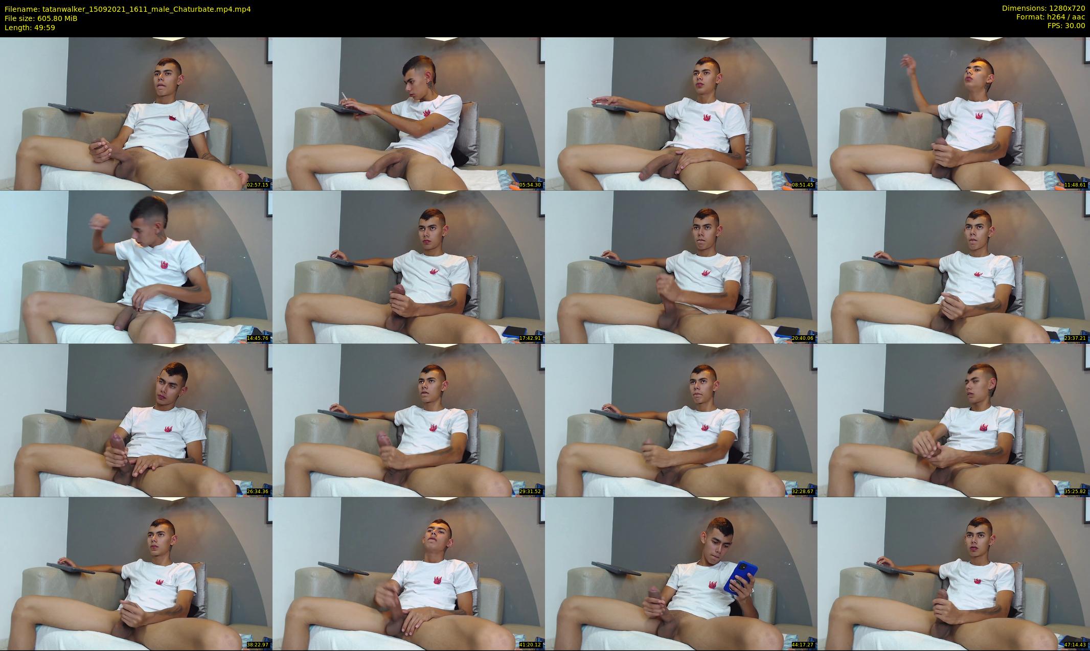 tatanwalker — 50 minute Chaturbate male cam show recording, 720p, Sep 15, 2021