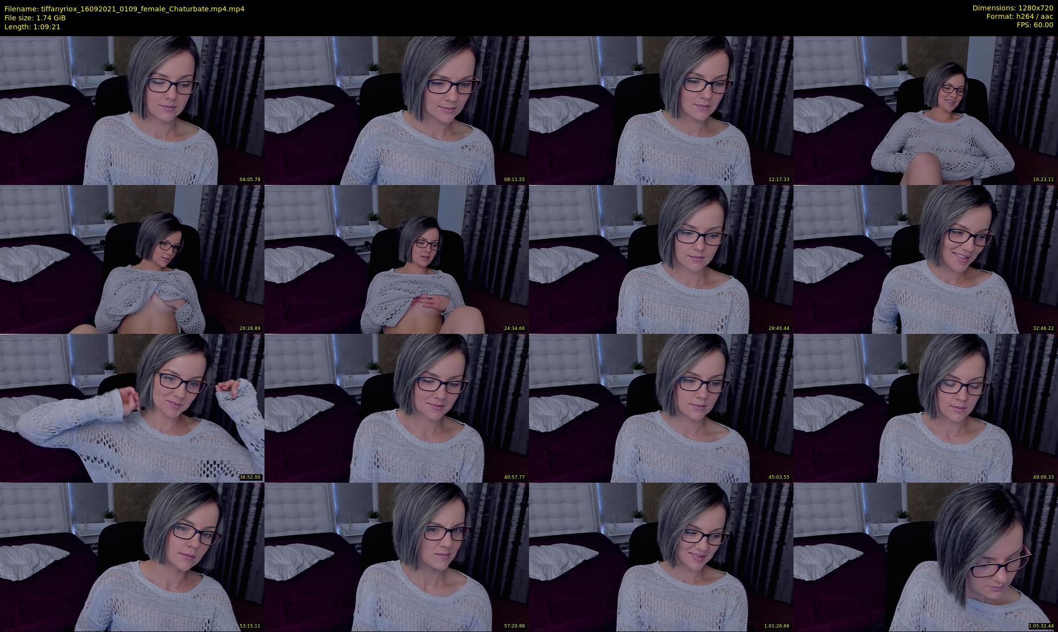tiffanyriox — 70 minute Chaturbate female cam show recording, 720p, Sep 16, 2021