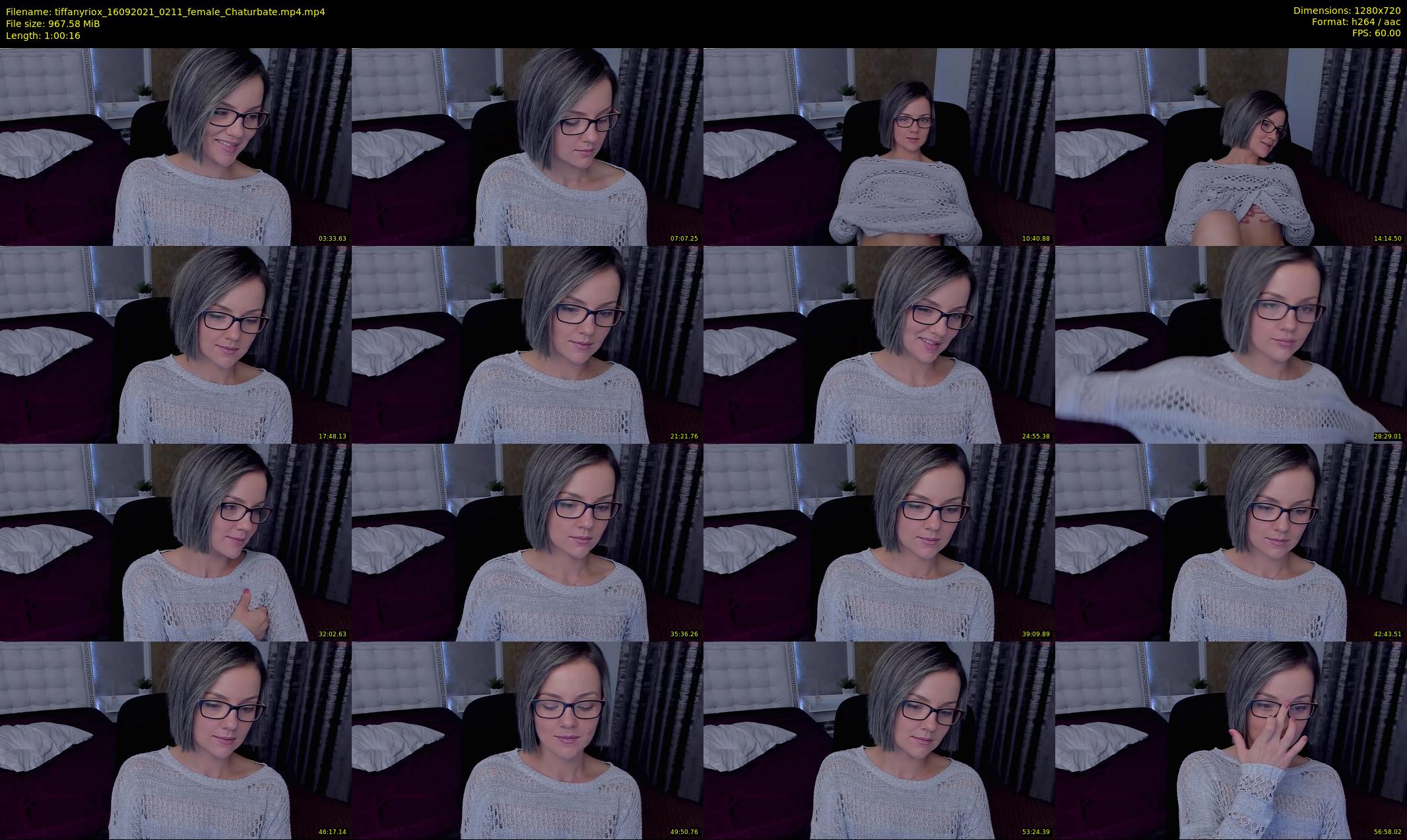 tiffanyriox — 61 minute Chaturbate female cam show recording, 720p, Sep 16, 2021