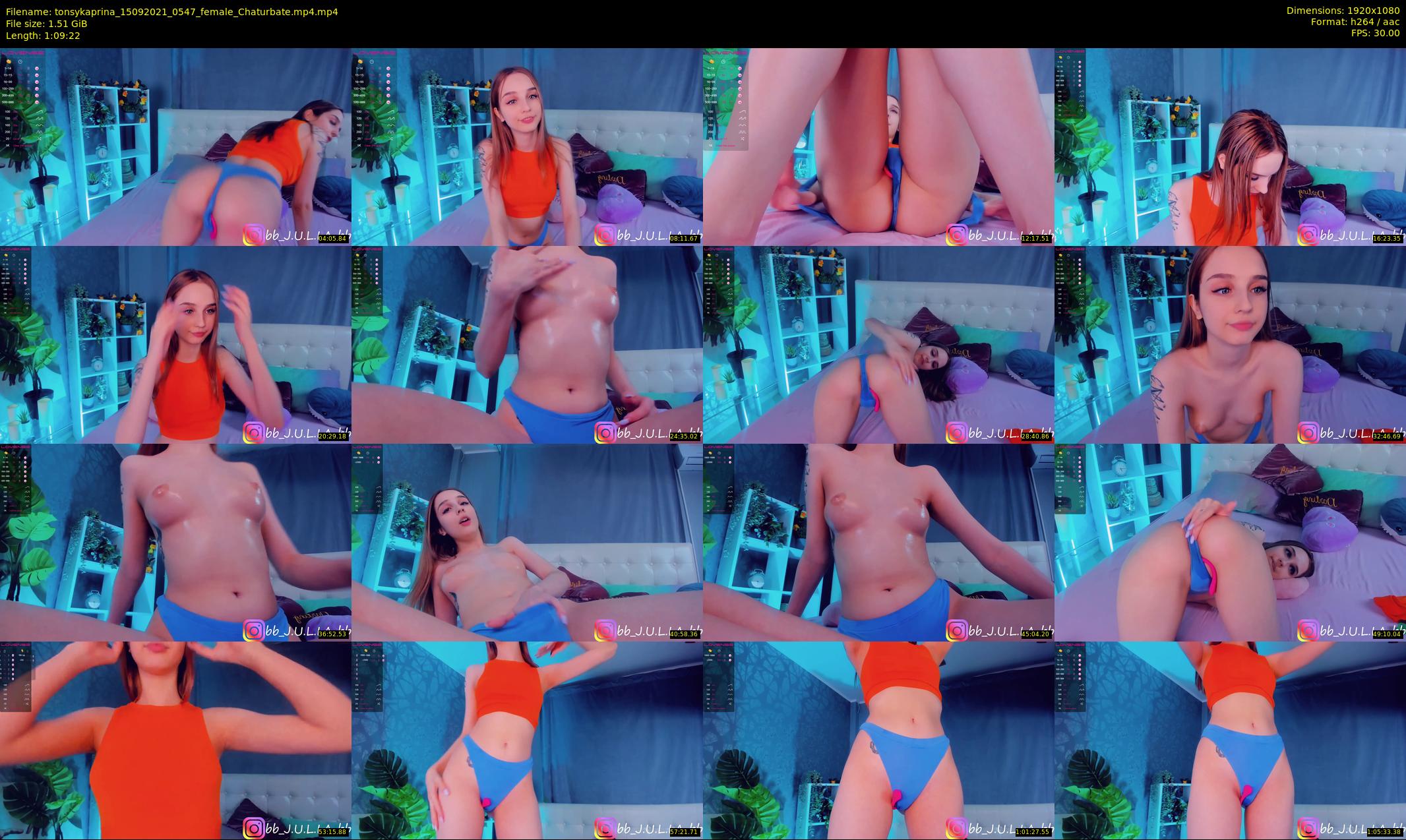 tonsykaprina — 70 minute Chaturbate couple cam show recording, 1080p, Sep 15, 2021