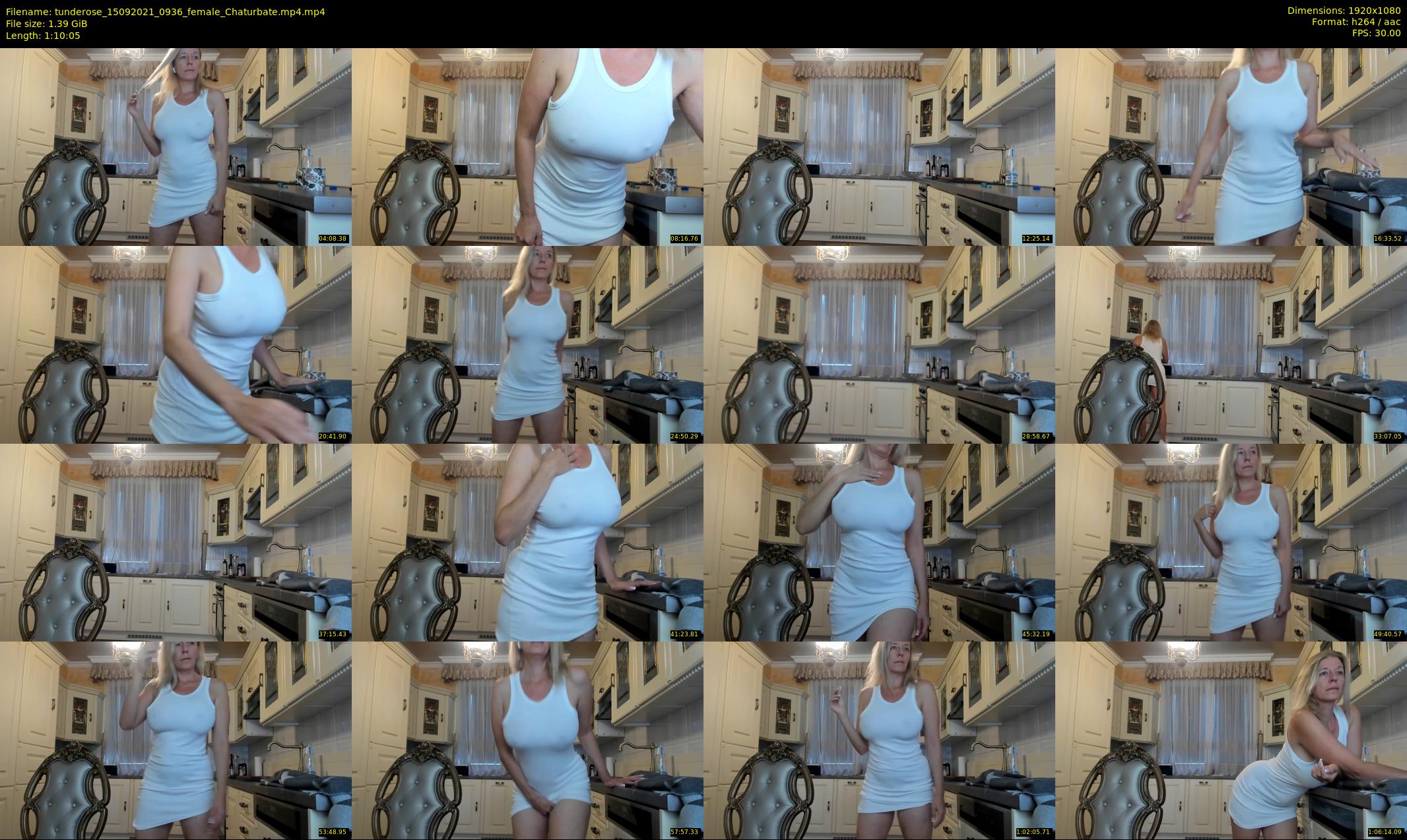 tunderose — 71 minute Chaturbate female cam show recording, 1080p, Sep 15, 2021