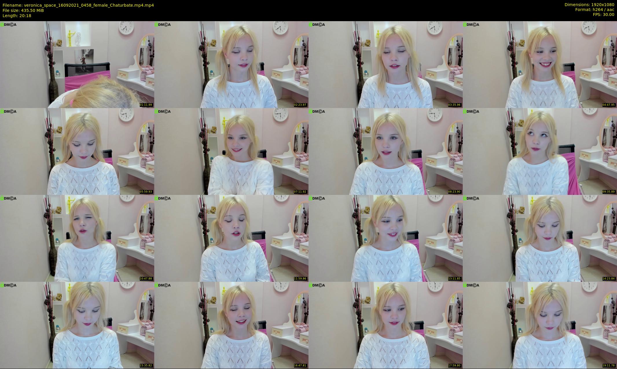 veronica_space — 21 minute Chaturbate female cam show recording, 1080p, Sep 16, 2021