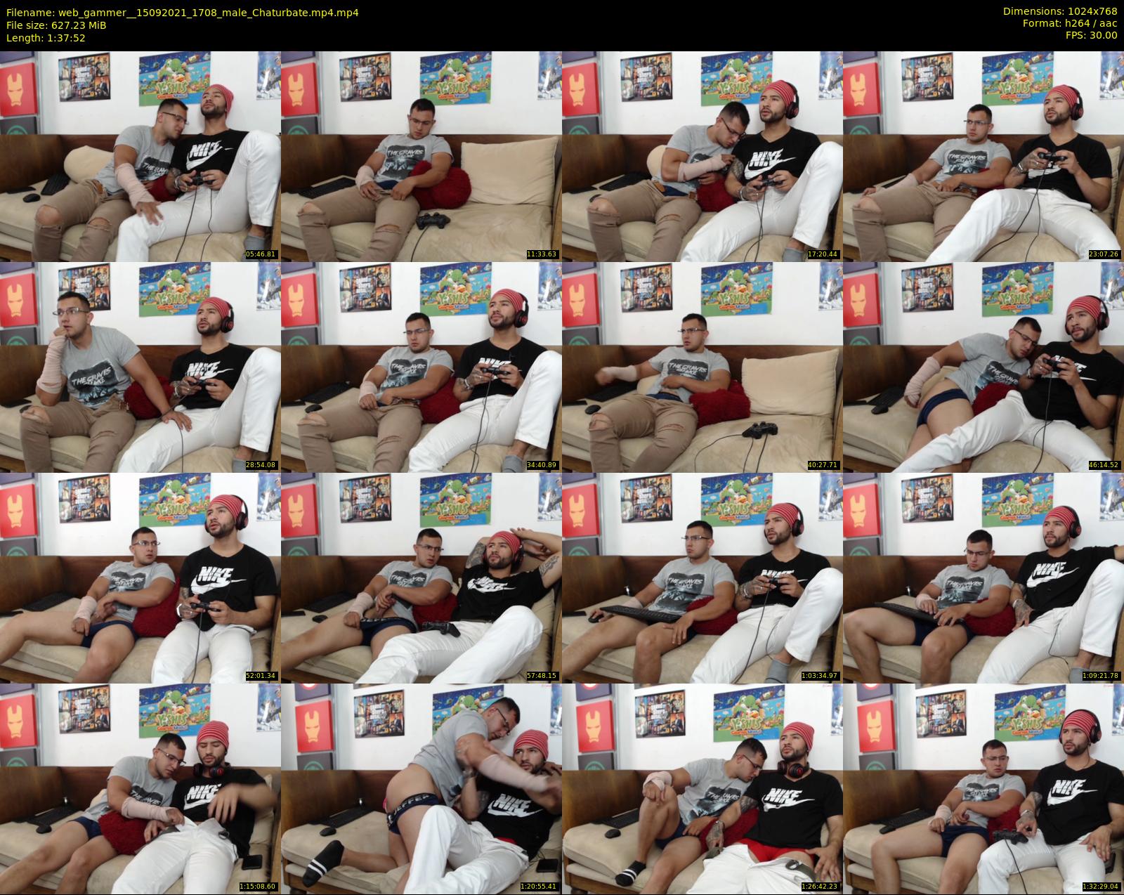 web_gammer_ — 98 minute Chaturbate male cam show recording, 720p, Sep 15, 2021