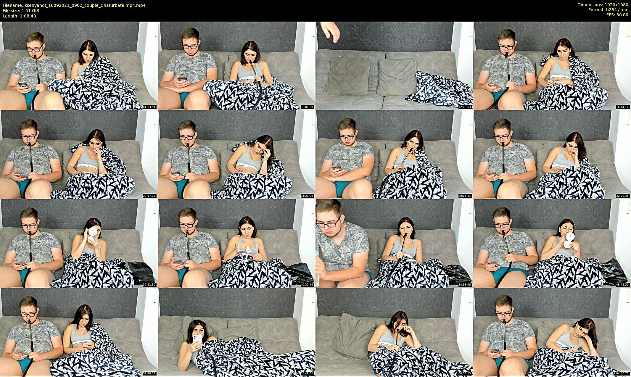 ksenyahot — 69 minute Chaturbate couple cam show recording, 1080p, Sep 16, 2021