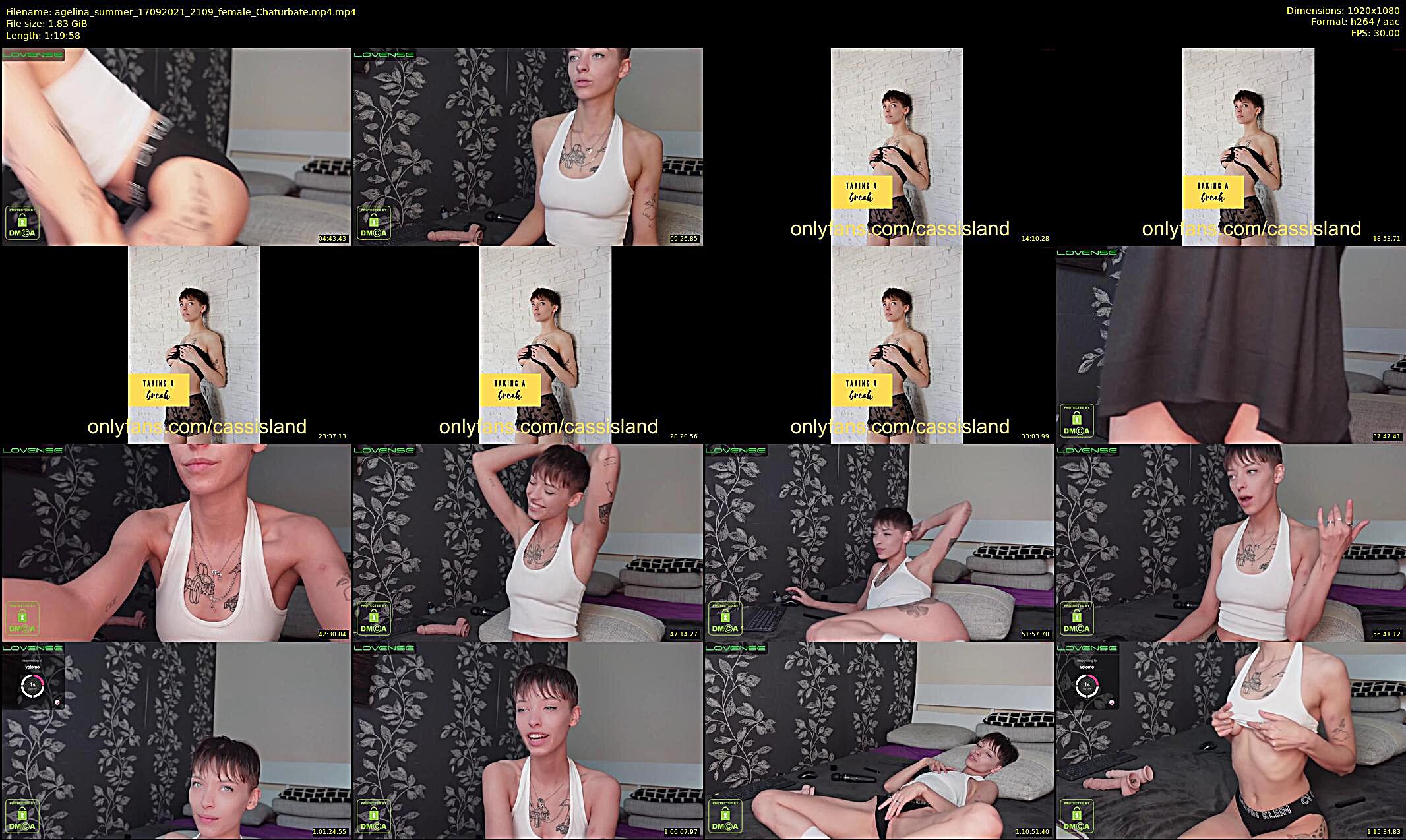 agelina_summer — 80 minute Chaturbate female cam show recording, 1080p, Sep 17, 2021
