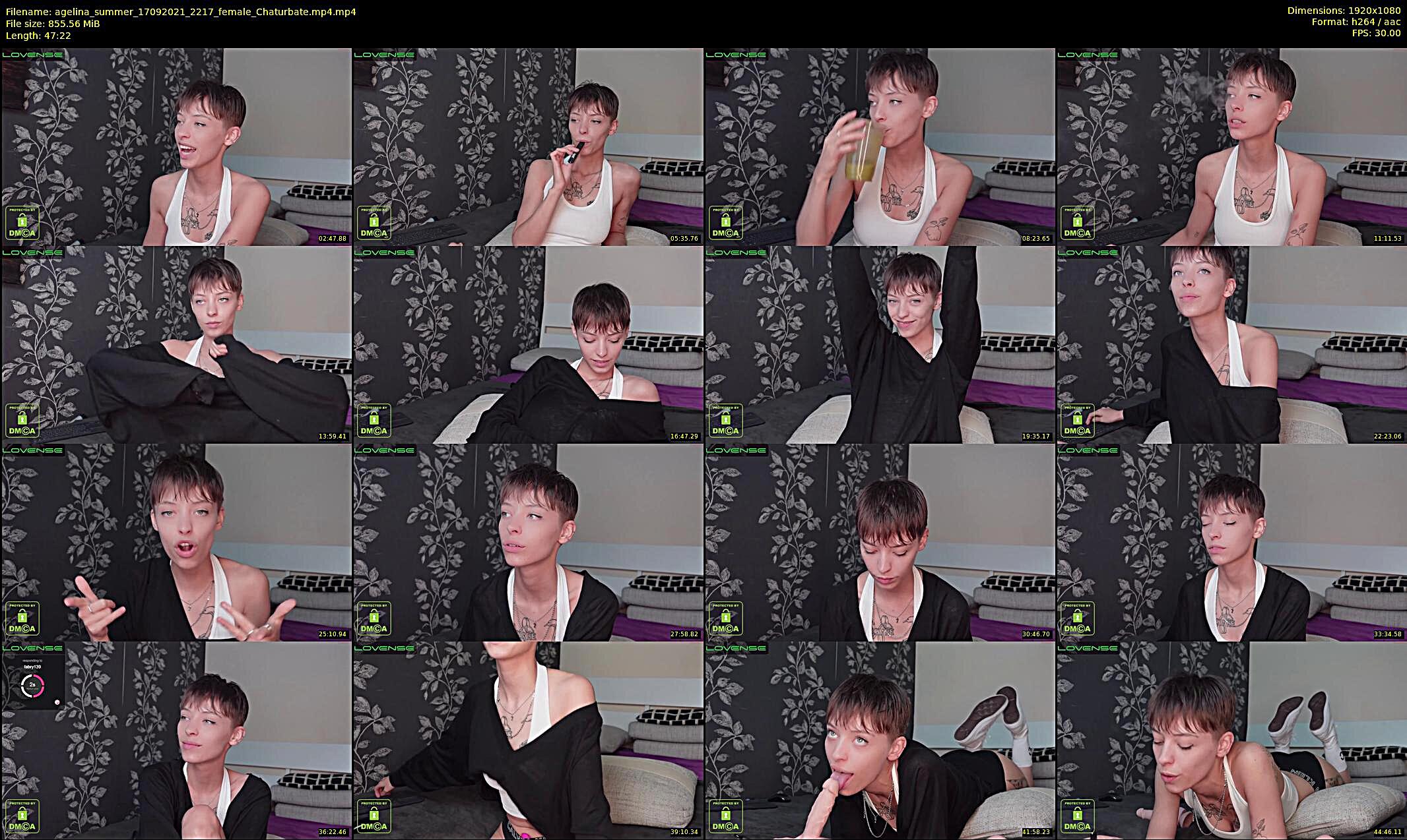 agelina_summer — 48 minute Chaturbate female cam show recording, 1080p, Sep 17, 2021