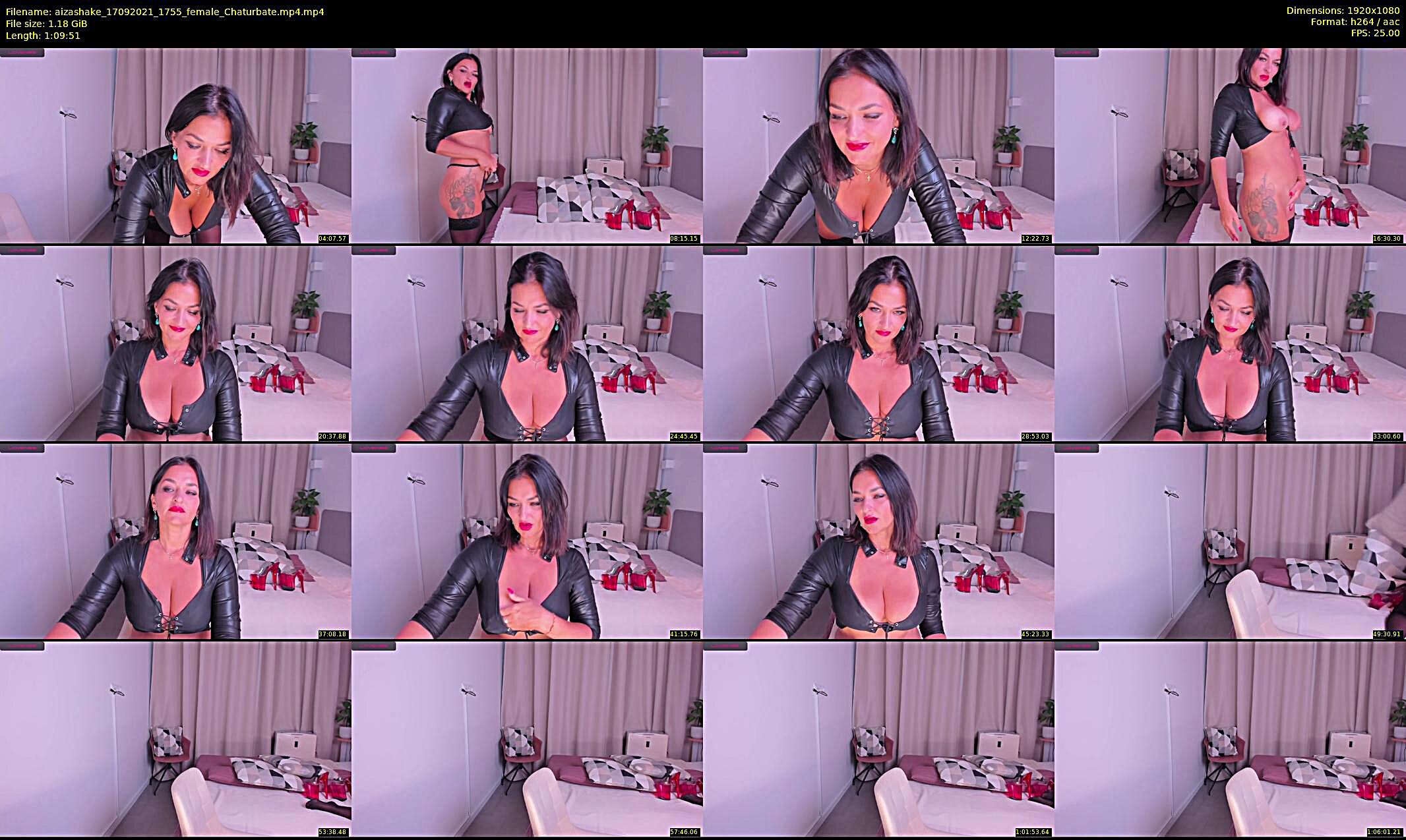 aizashake — 70 minute Chaturbate female cam show recording, 1080p, Sep 17, 2021