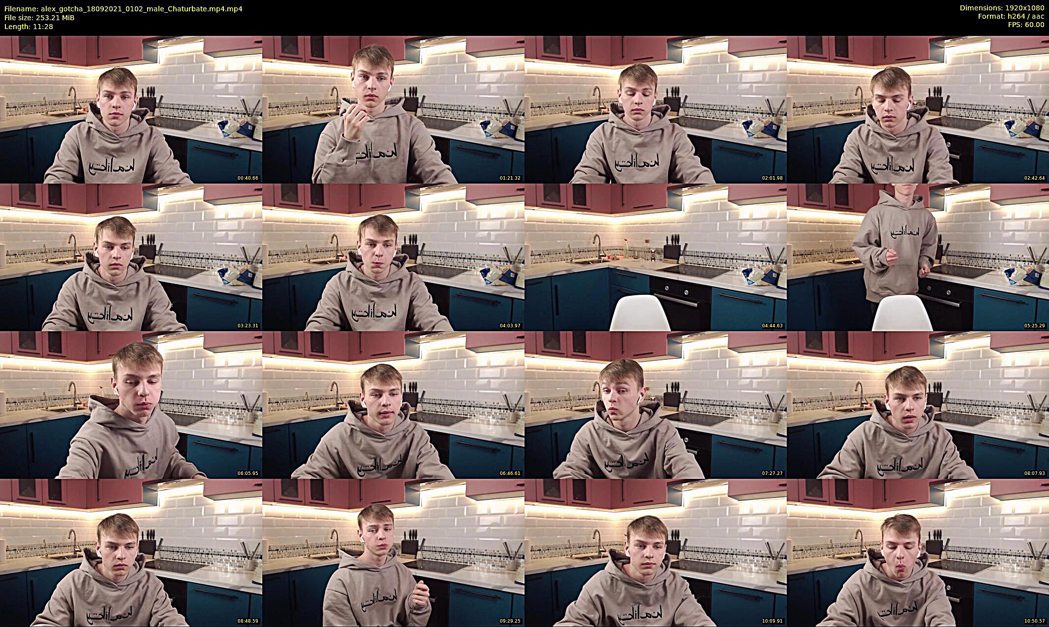 alex_gotcha — 12 minute Chaturbate male cam show recording, 1080p, Sep 18, 2021