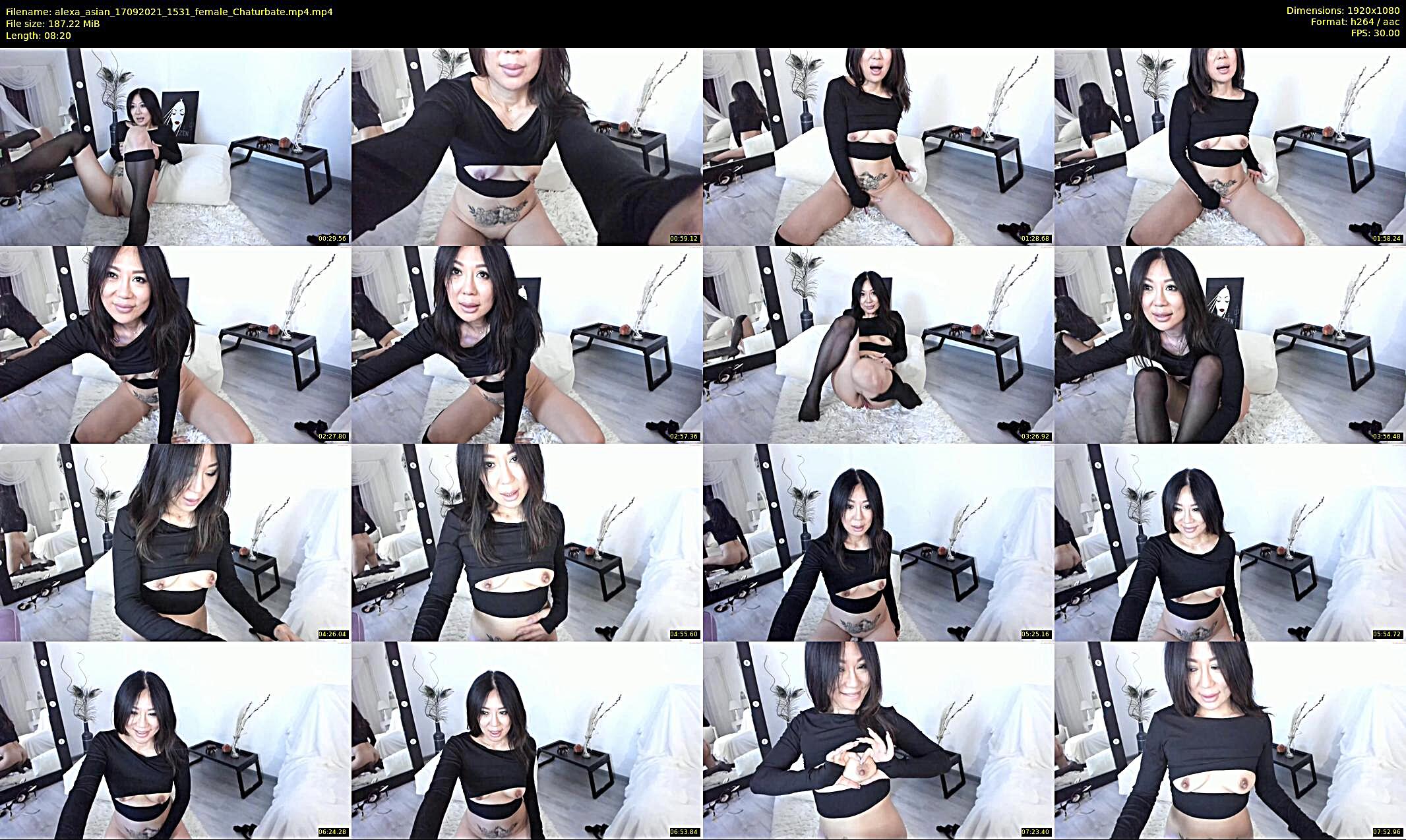alexa_asian — 9 minute Chaturbate female cam show recording, 1080p, Sep 17, 2021