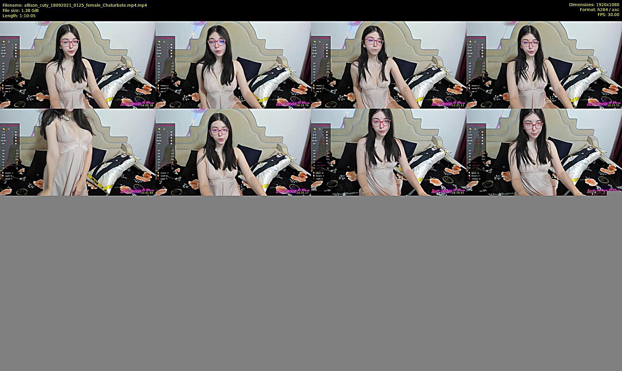 allison_cuty — 71 minute Chaturbate female cam show recording, 1080p, Sep 18, 2021