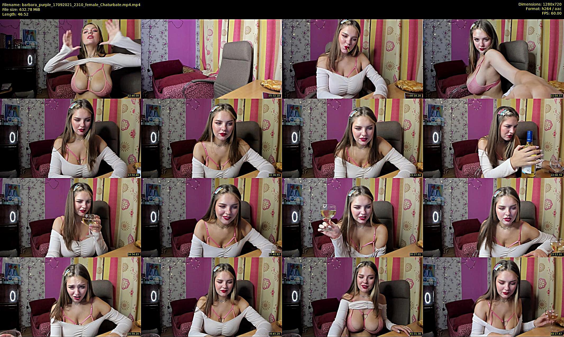 barbara_purple — 47 minute Chaturbate female cam show recording, 720p, Sep 17, 2021