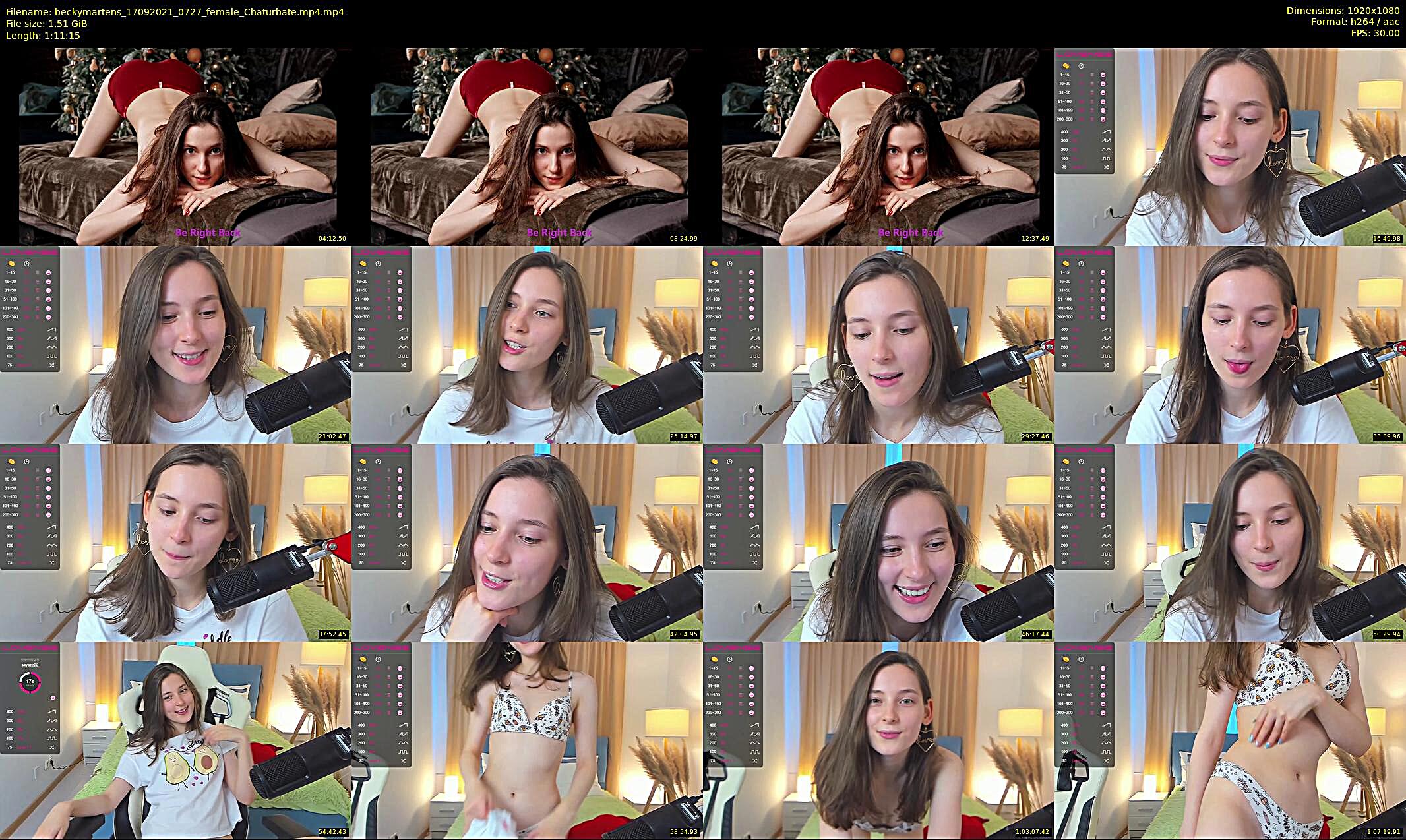 beckymartens — 72 minute Chaturbate female cam show recording, 1080p, Sep 17, 2021