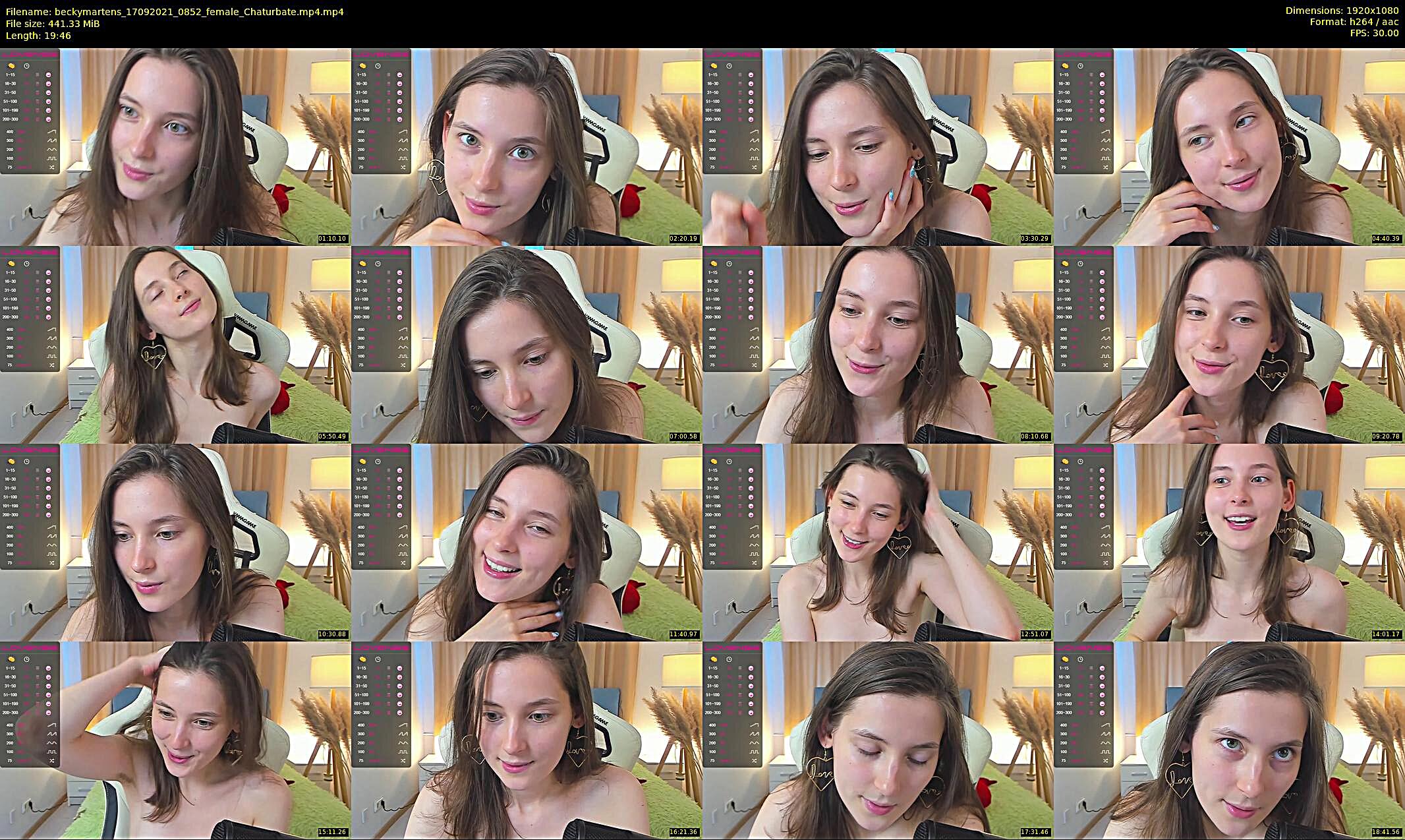 beckymartens — 20 minute Chaturbate female cam show recording, 1080p, Sep 17, 2021