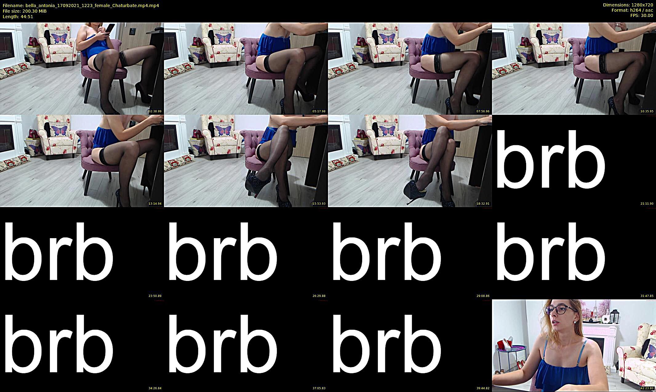 bella_antonia — 45 minute Chaturbate female cam show recording, 720p, Sep 17, 2021