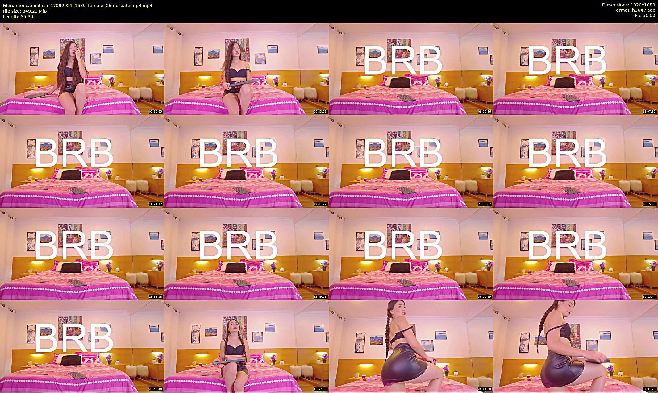 camilitasu — 56 minute Chaturbate female cam show recording, 1080p, Sep 17, 2021