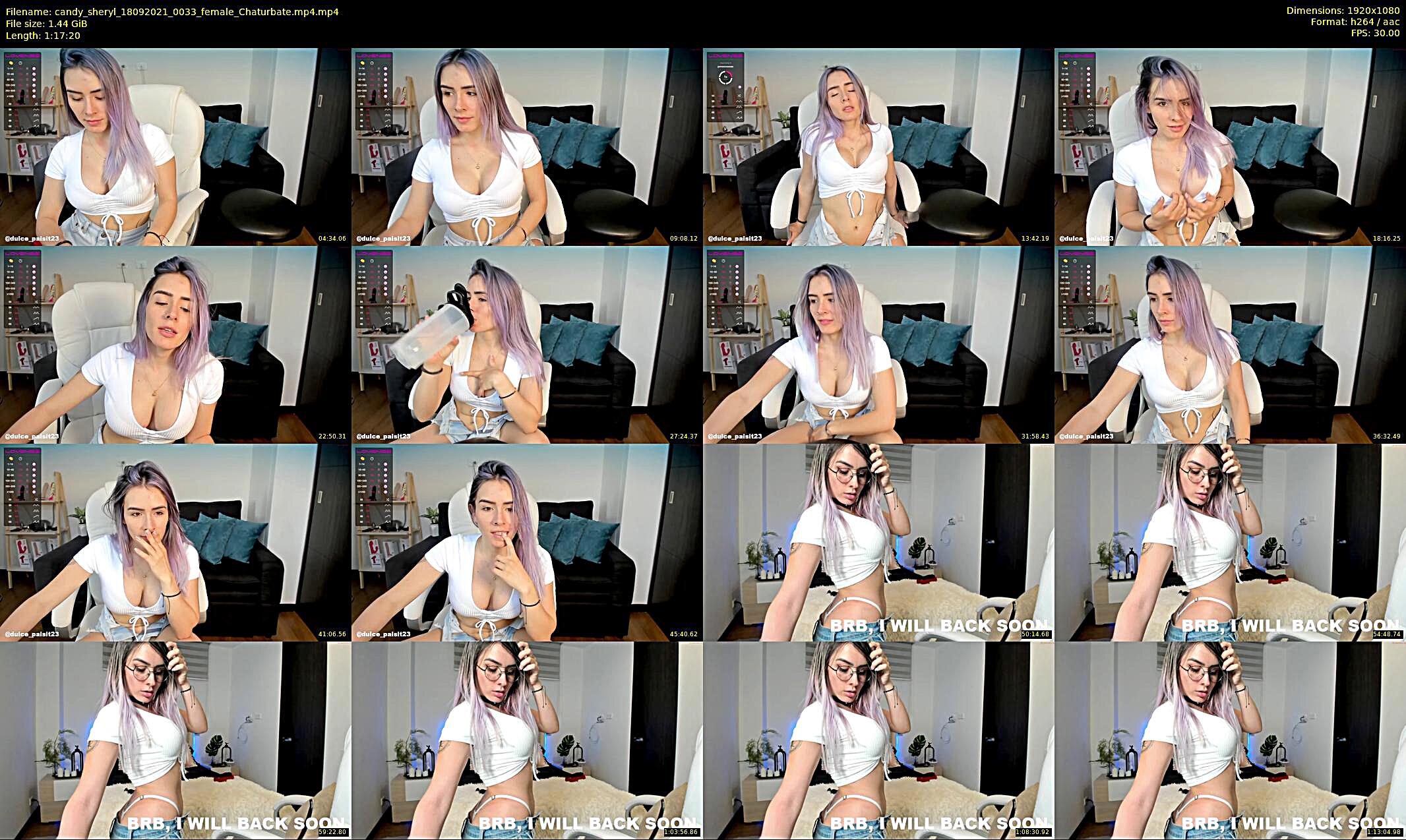 candy_sheryl — 78 minute Chaturbate female cam show recording, 1080p, Sep 18, 2021