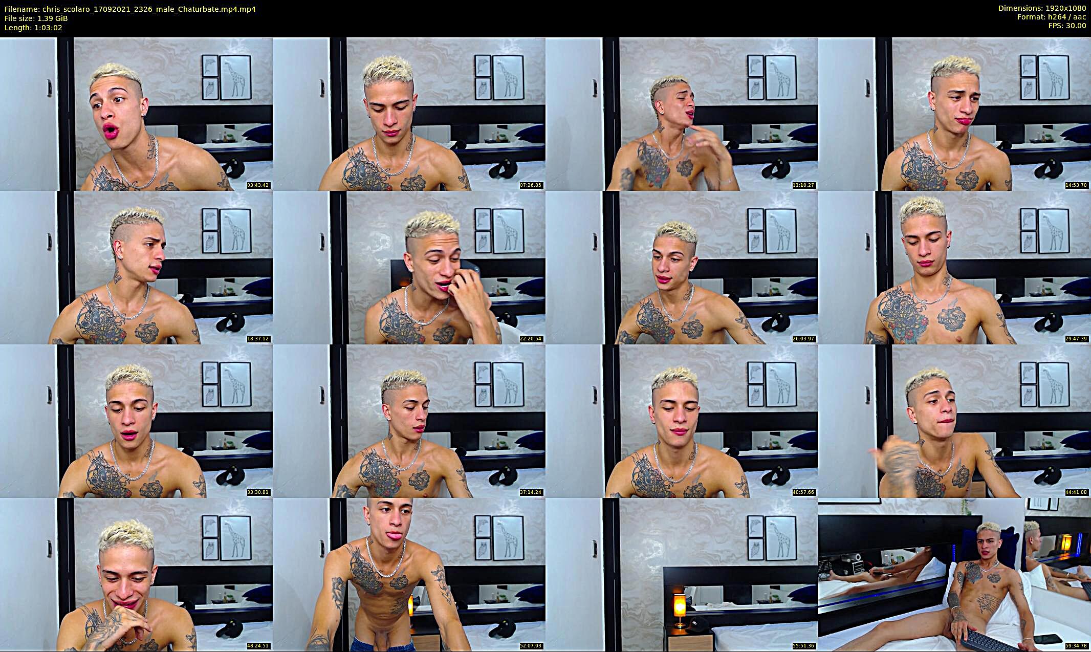 chris_scolaro — 64 minute Chaturbate male cam show recording, 1080p, Sep 17, 2021