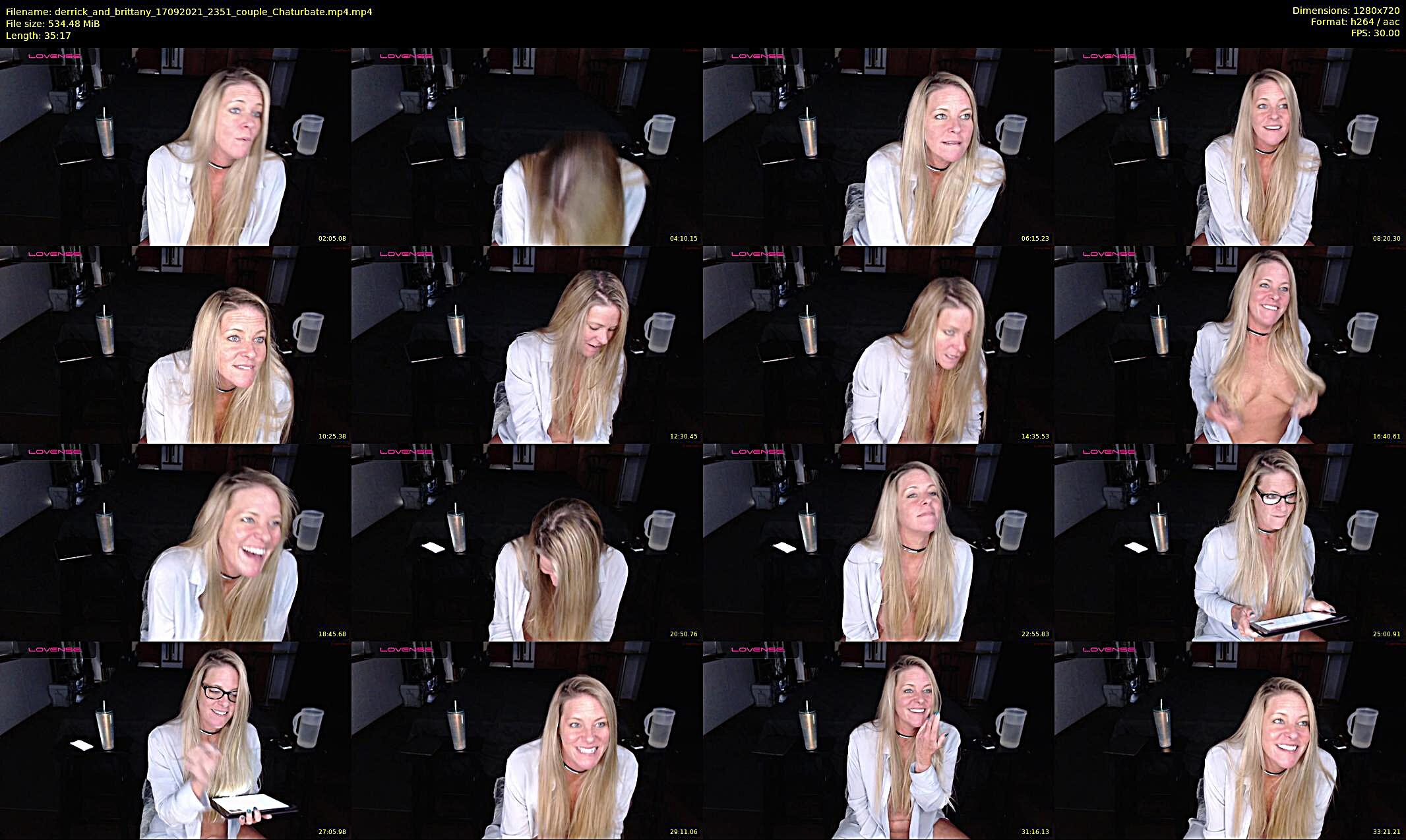 derrick_and_brittany — 36 minute Chaturbate couple cam show recording, 720p, Sep 17, 2021