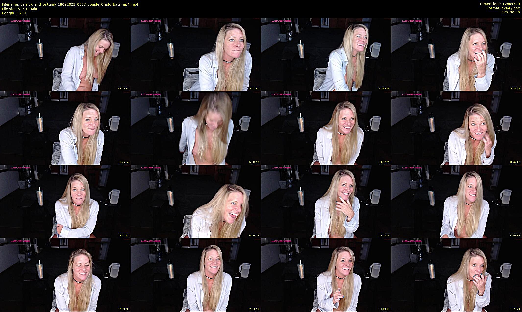derrick_and_brittany — 36 minute Chaturbate couple cam show recording, 720p, Sep 18, 2021